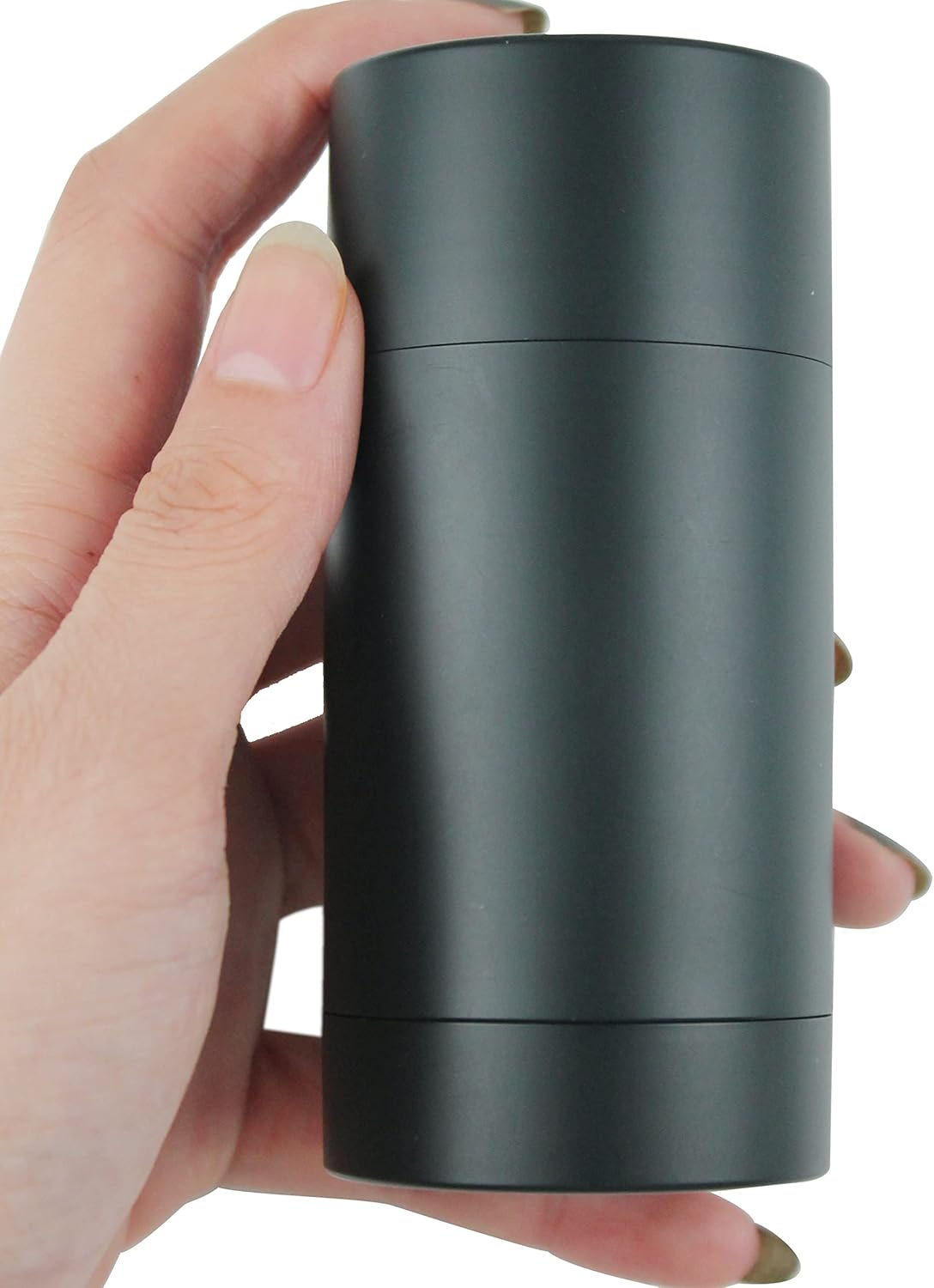 75ML Empty Deodorant Containers Lip Balm Tube DIY Empty Plastic Black Twist-Up Refillable Travel round Deodorant Tubes (6-Pack, Black) image number 3