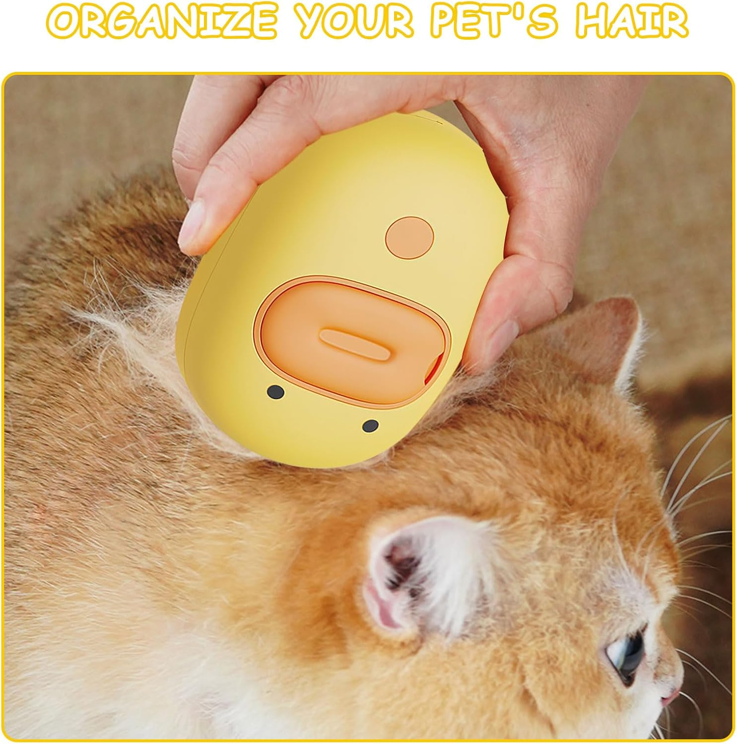 Cat Brush with Steam, Steamy Pet Brush, Dog Cat Brush with Water Steam Brush for Cats, Dogs, Pet Spray, Massage Comb, Cat Comb with Steam, Pet Comb, Fur Brush, Cat Hair Brush image number 5