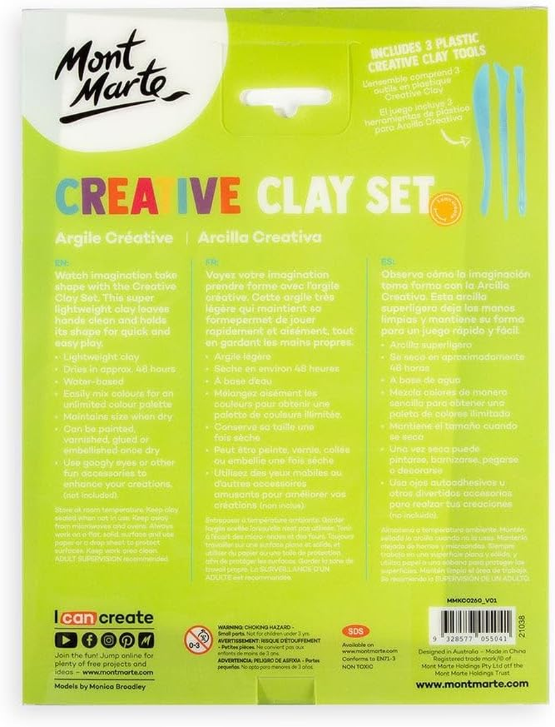 Mont Marte Creative Clay Set (27-Pieces) image number 1
