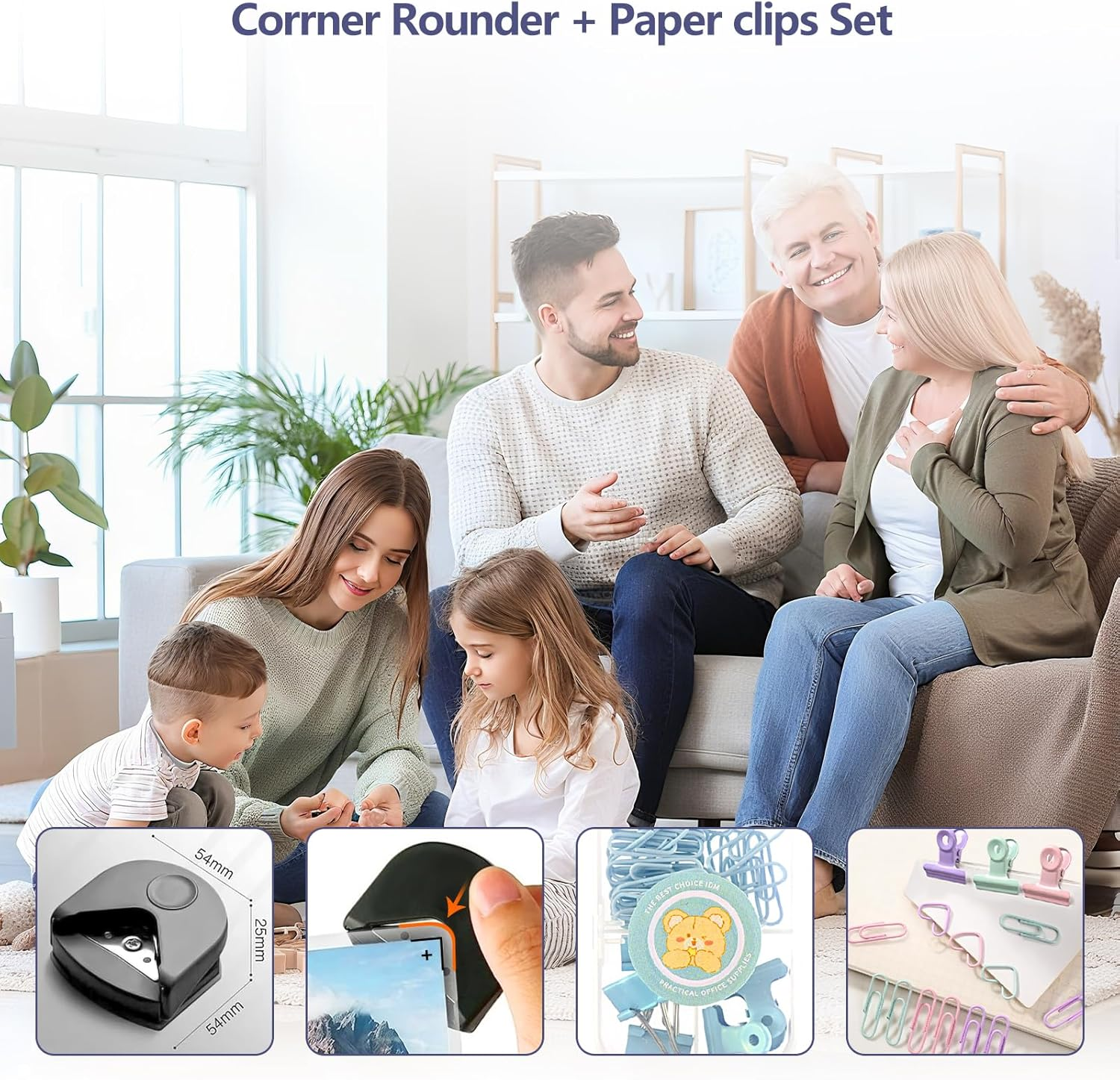 12 Inch Heavy Duty Paper Cutter, Guillotine Paper Cutter & Paper Trimmer, 30 Sheets Capacity Paper Cutting Board for Classroom, Crafting, Cardstock Gray image number 1