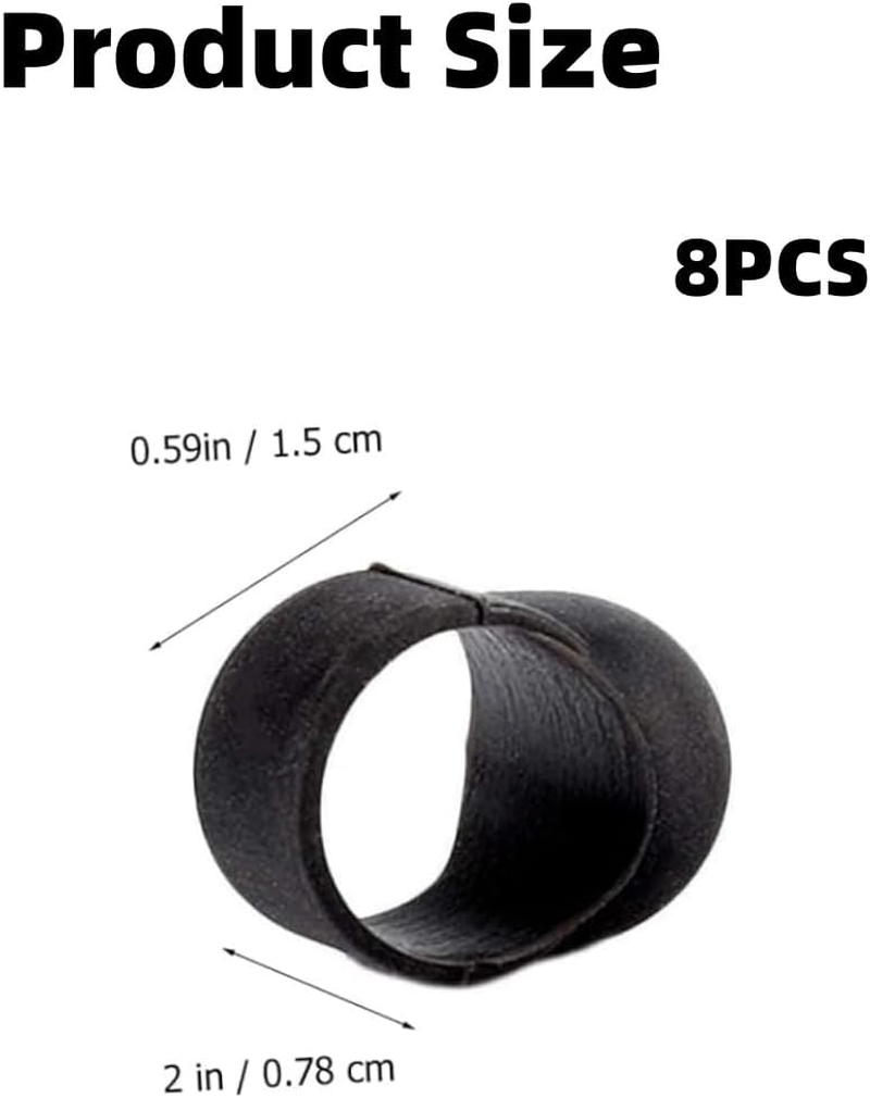 8 Pcs Ethereal Drum Percussion Instrument Practice Tool Finger Picks Drum Finger Sleeve Protectors Tongue Tool Accessories image number 4