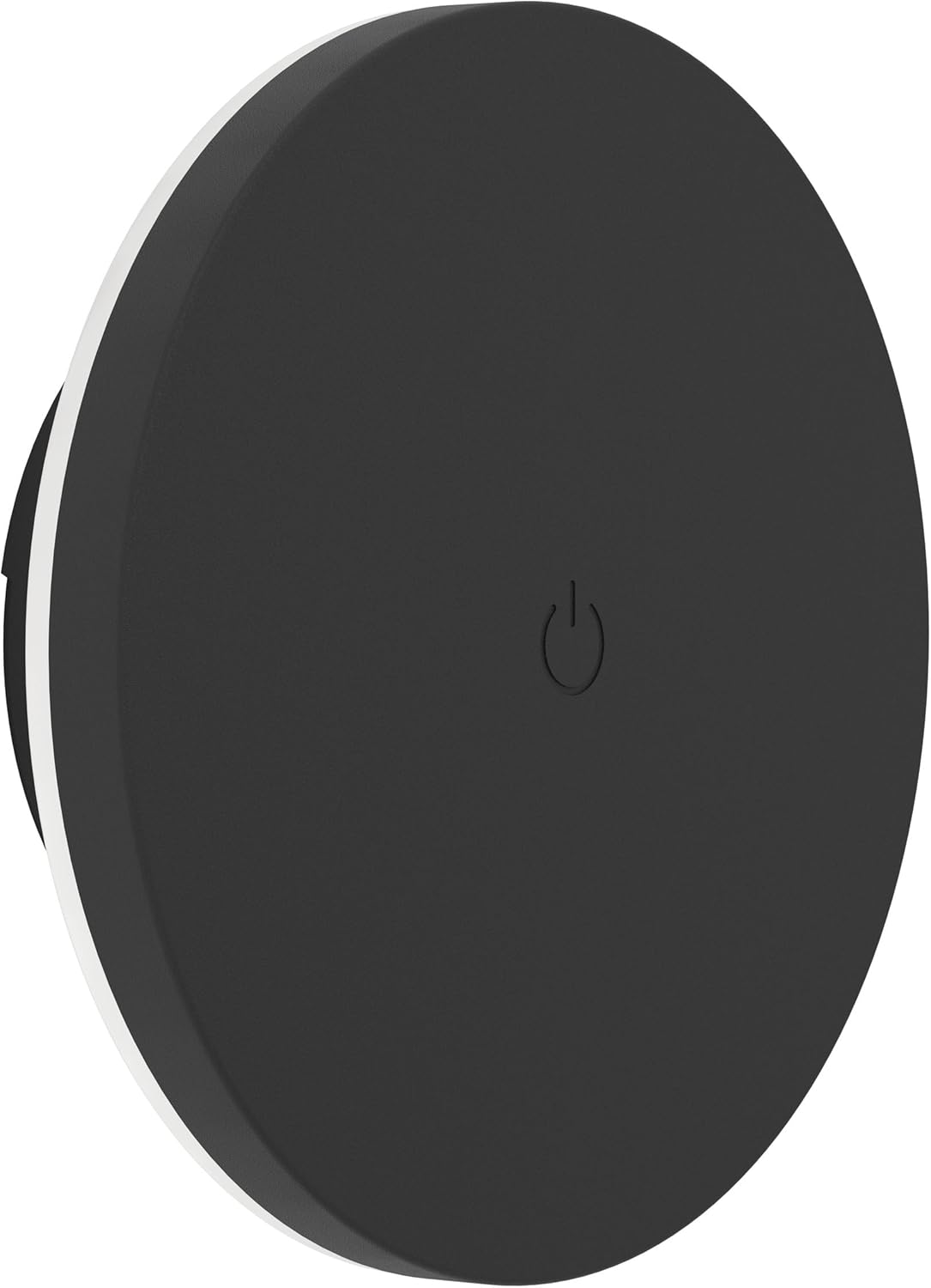 EGLO Valgiano LED Wall Light, Battery Wall Lamp with Magnetic Holder, Wireless Wall Spotlight, Touch Dimmable, Rechargeable via USB, Round, Plastic, Black, Warm White, Cool White, IP44, Diameter 15 Cm