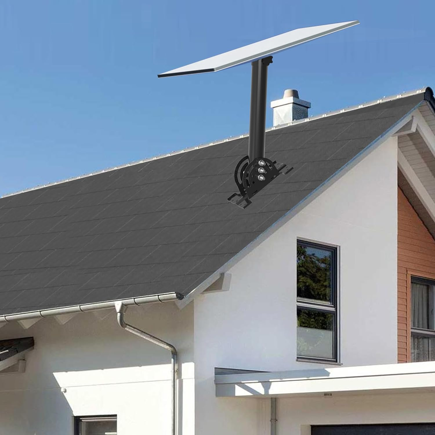 Starlink Gen 3 Heavy Duty Pivot Roof Mount, Adjustable 360 Degree for Better Signal, Starlink Mounting Kit for Starlink Internet Kit Satellite, Compatible with Starlink Standard Gen 3 Dish (Black) image number 6