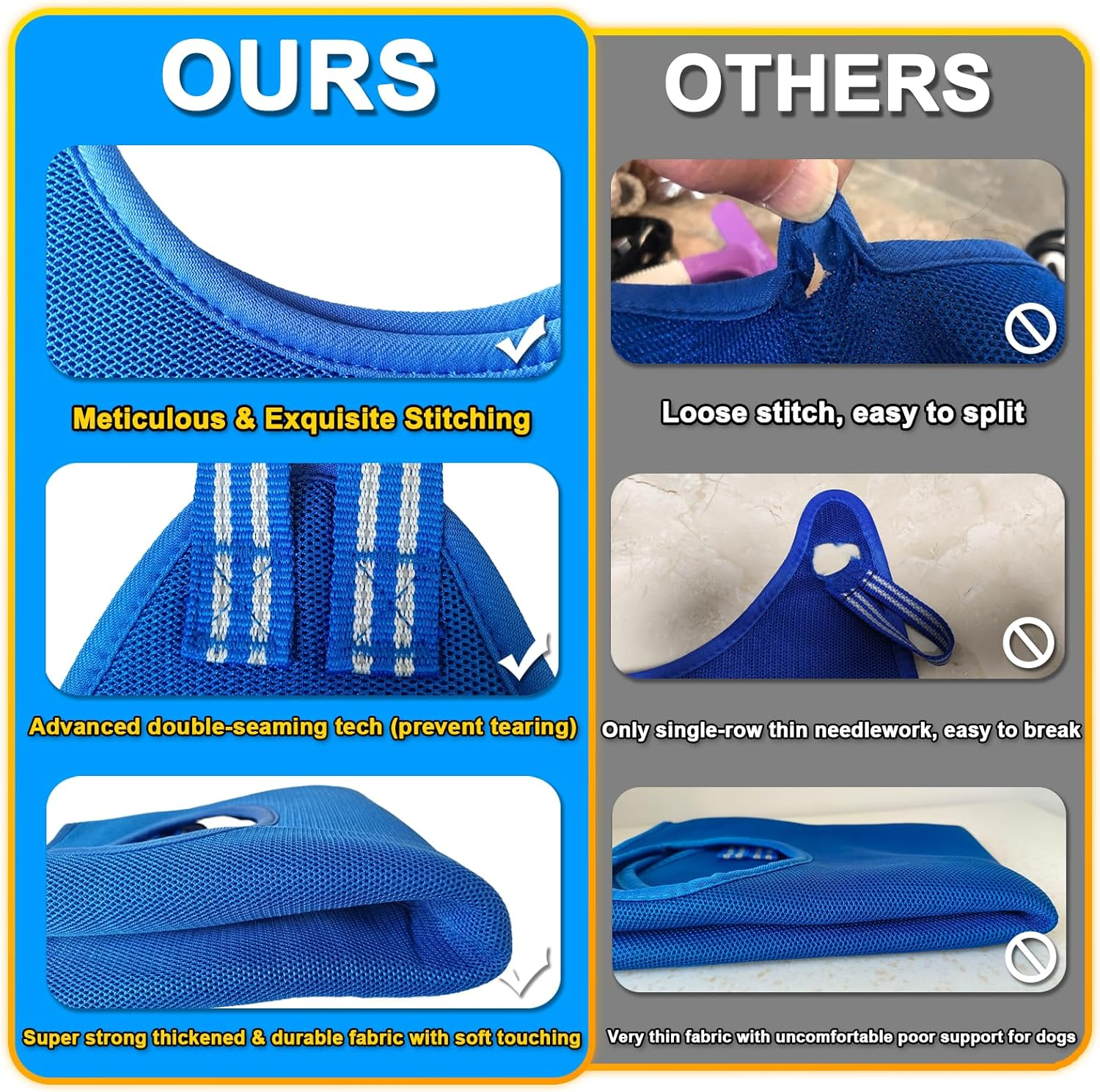 Dog Grooming Hammock Harness, Dog Sling Helper for Nail Trimming, Dog Hanging Hammock Restraint Bag for Nail Clipping/Claw Care (Medium) image number 2