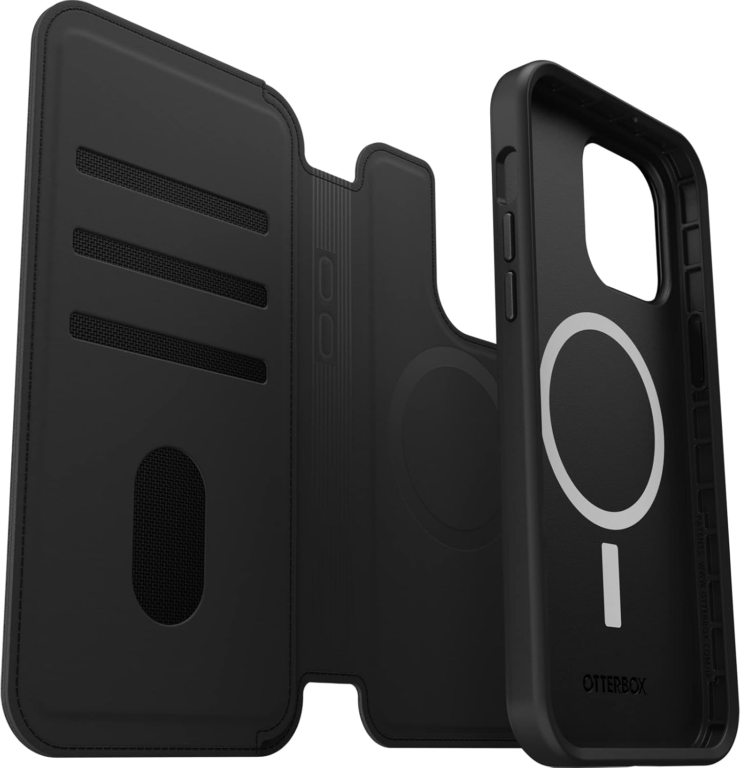 Otterbox Detachable Mobile Phone Folio with Magsafe for Iphone 14 Pro Max, Black image number 5