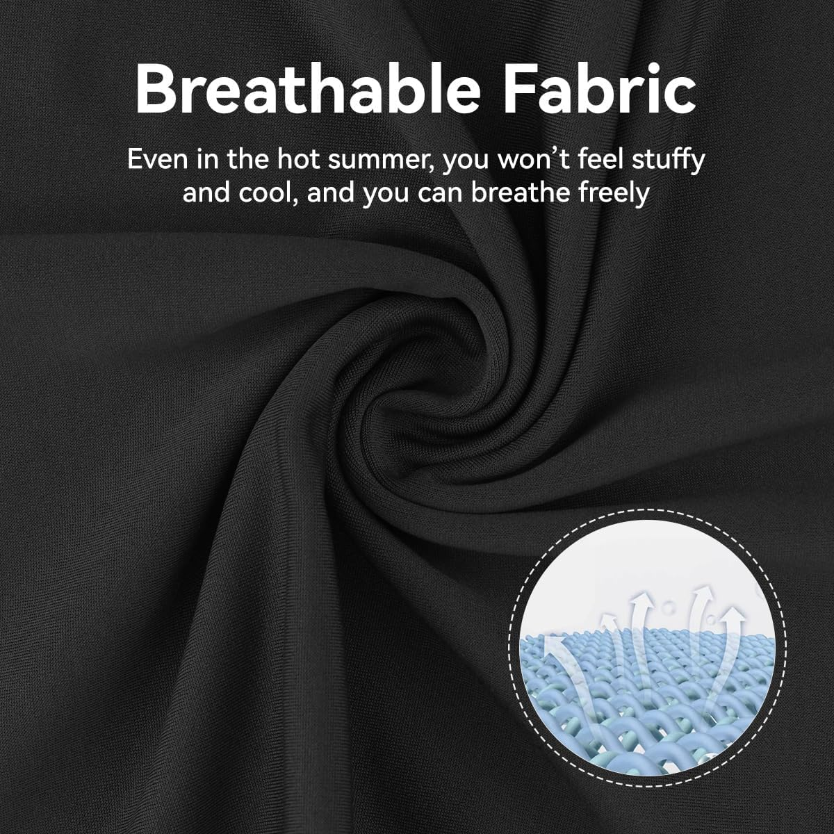 COZY CORE Ski Mask, UV Protection Balaclava,Full Face Ski Masks for Men & Women,Breathable Outdoor Sports Face Cover for Cycling Motorcycle Hiking - Black+Black image number 2