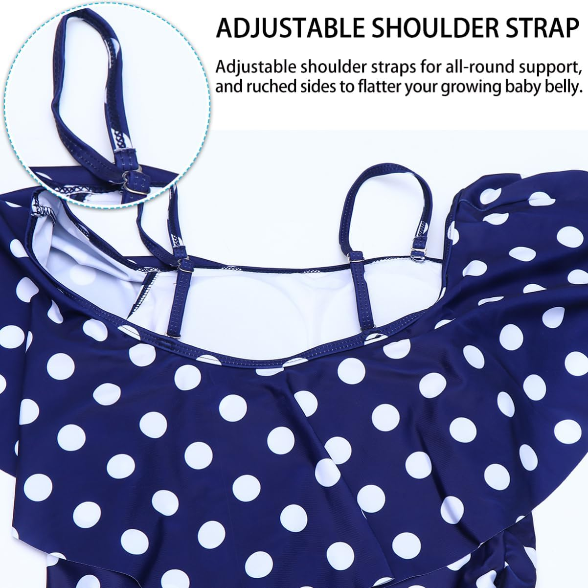 Maternity Inspired plus Size Women'S Swimwear Belly Support Bikini Size XXL image number 2