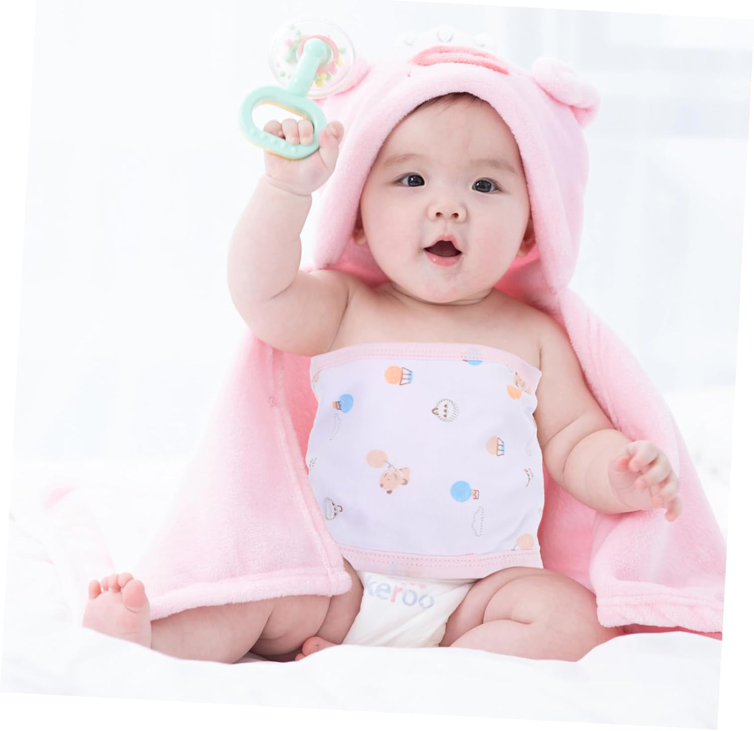 3Pcs Pregnancy Accessories of Pure Cotton Belly Belts for Maternity Newborn Boy Girl Support Breathable Cartoon Prints image number 2