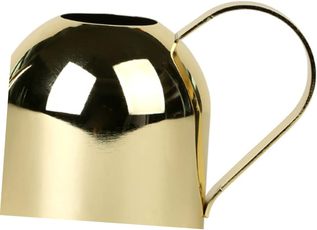 MERRYHAPY Hand Polished Stainless Steel Watering Can Automatic Nozzle for Succulent for Boys and Girls Flower Gardening image number 2