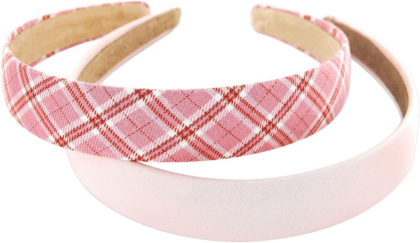 Axy HRKD1 Set of 2 Classic Vintage Headbands, Women'S Headbands, Set of 2, Green