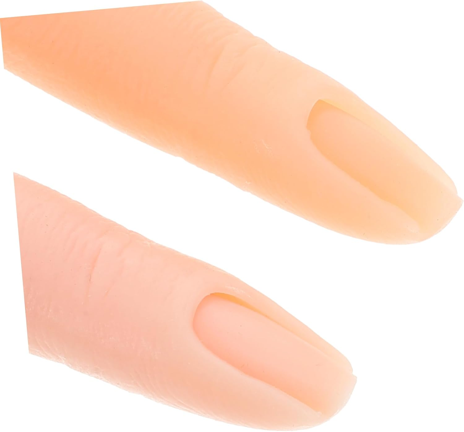 2Pcs Flexible Silicone Nail Training Fingers Realistic Practice Hand for Manicure Training Durable Sturdy for Home and Salon Use Includes Deep Tones
