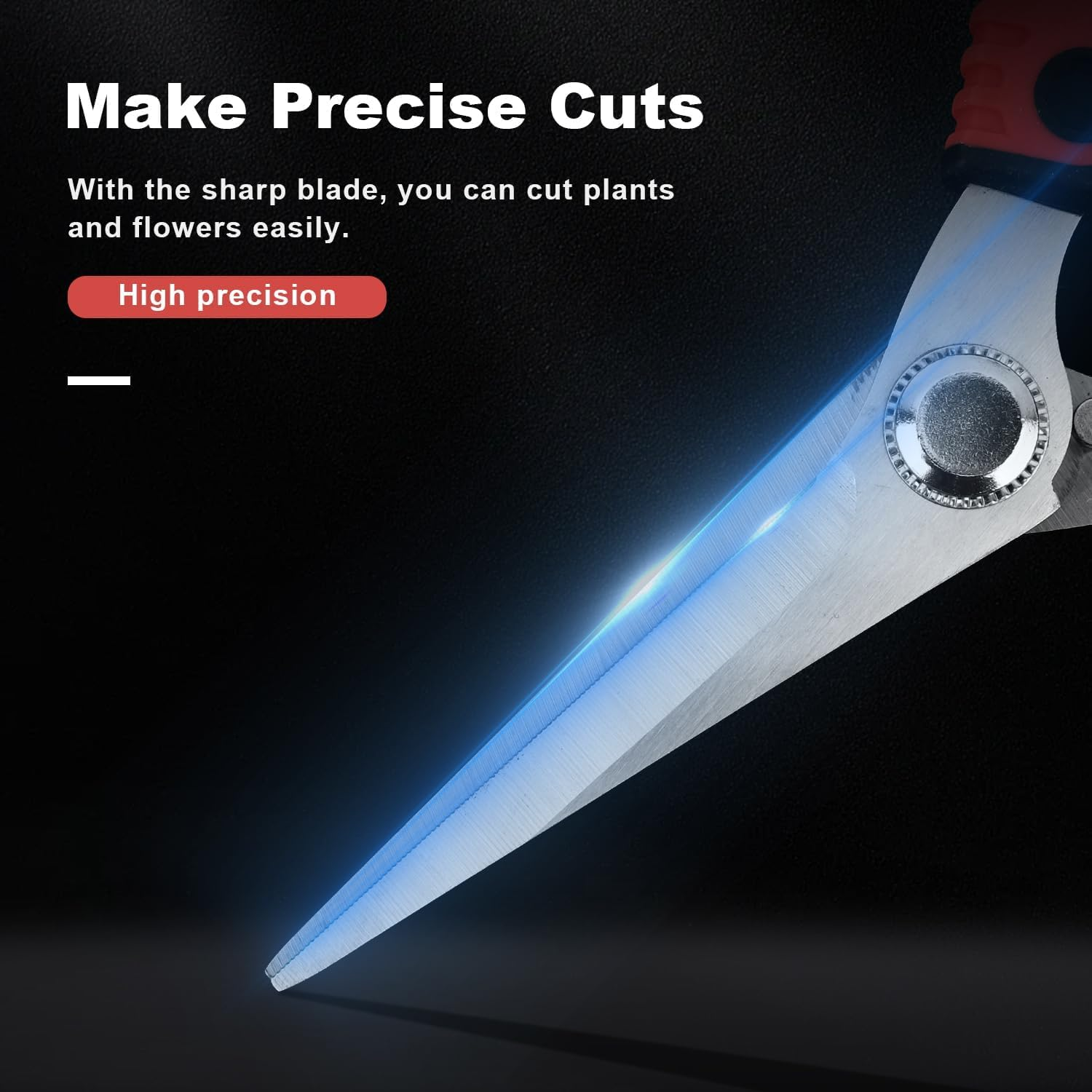 Garden Clippers Secateur Jardinage Garden Tools for Gardening Ciseaux Jardinage Gardening Shears Herb Scissors Pruning Scissors Coupe Haie Hedge Clippers Bush Cutter Pruning Shears Garden Scissors image number 1