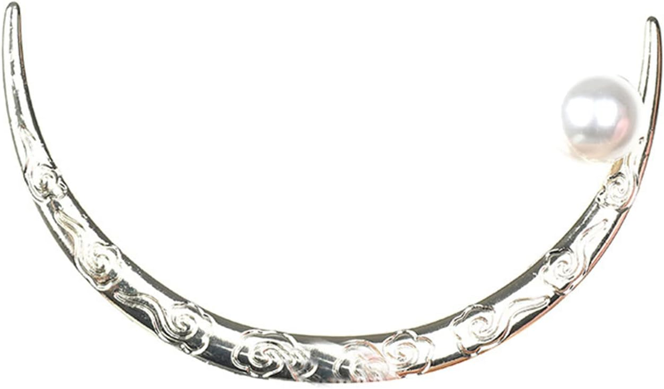 2022 Woman Hair Clips, Hair Accessories, Decorative Hair Clips, Alligator Clips for Girls Women,Crescent Hairpin image number 5