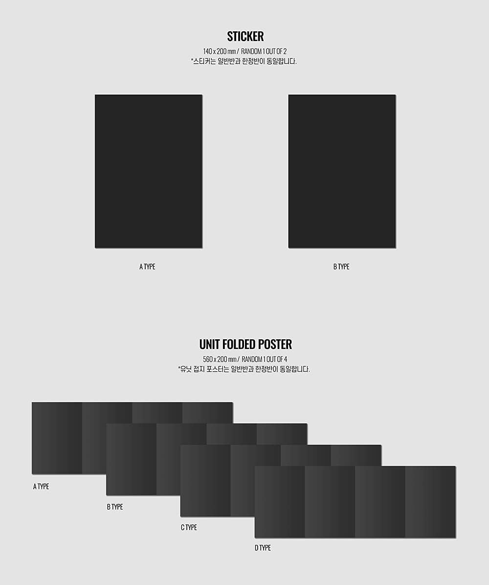 Stray Kids Noeasy 2Nd Album a Ver Cd+1P Unit Folding Poster on Pack+84P Photobook+16P Lyrics Book+1 Sticker+2P Photocard+1 Double Sided Photocard+Message Photocard Set+Tracking Kpop image number 6