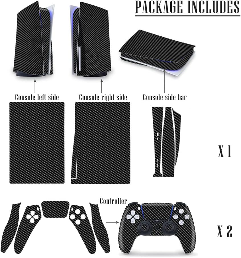 PS5 Console Skin and Controller Skin Set | Genshin Impact Furina Focalors | Matte Finish Vinyl Wrap Sticker Full Decal Skins | Compatible with Sony Playstation 5 Digital Version image number 2