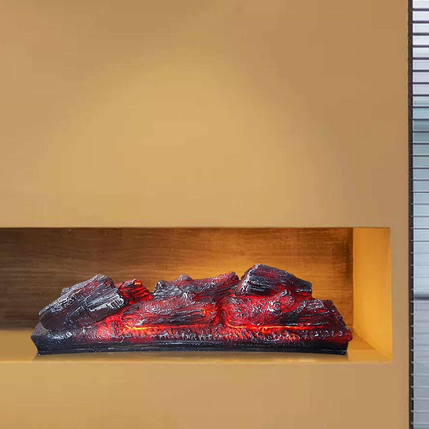 Generic Modern Electric Fireplace with Realistic Flame Effect for Home Decor image number 2