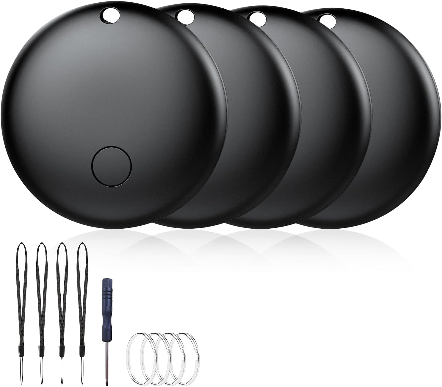 Ixtra Air Tag Tracker Bluetooth Tracker, Smart Tag Item Finders Works with Apple Find My App (Ios 14.6 above Only), Waterproof Keys Finder & Item Locator Worldwide Tracking for Bags,Luggage,Pets