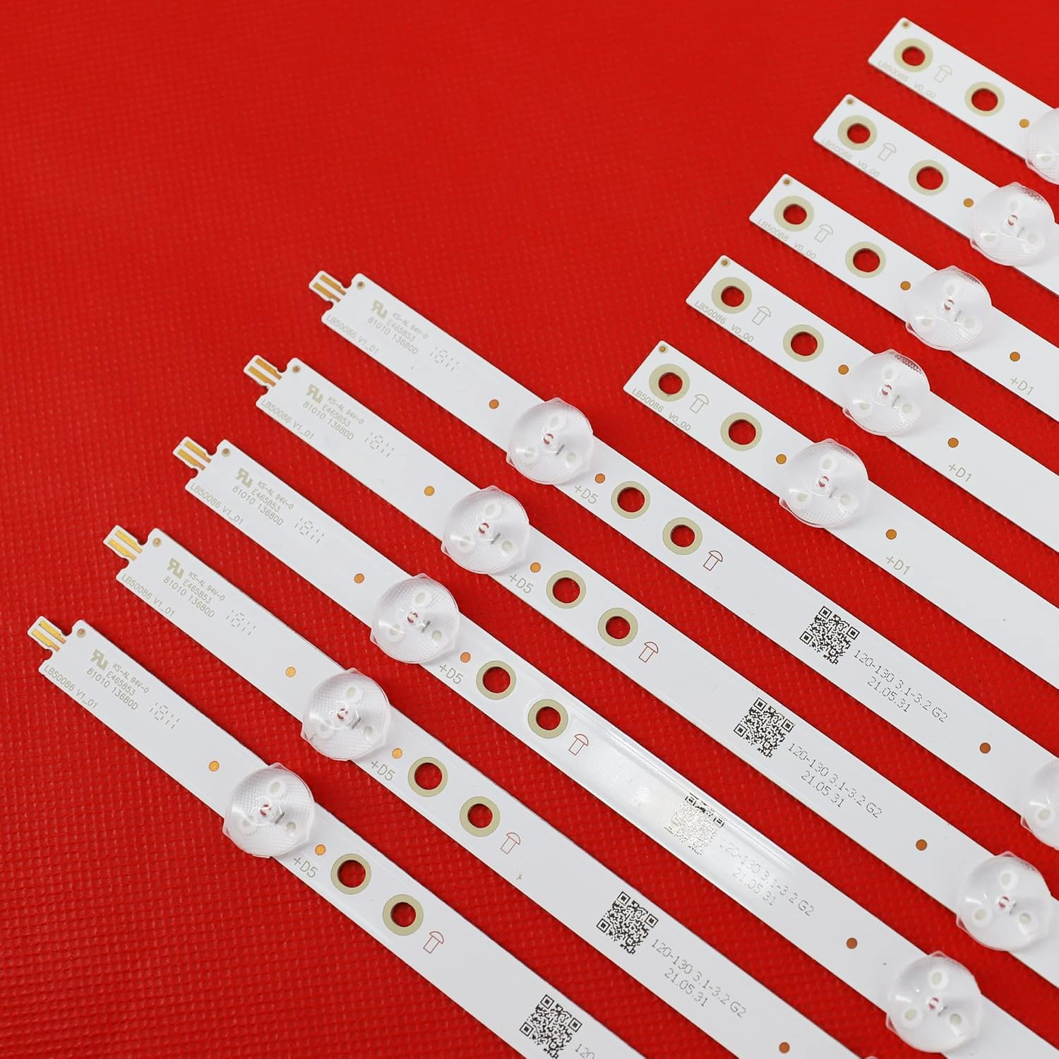 LED Backlight Strip 9 Lamp Fit for Philips 50" TV 50PUS6162/12 50PUS6753 50PUS7383 50PUS6523 50PUS6503 LB50086 LB50082 LB50089 image number 3