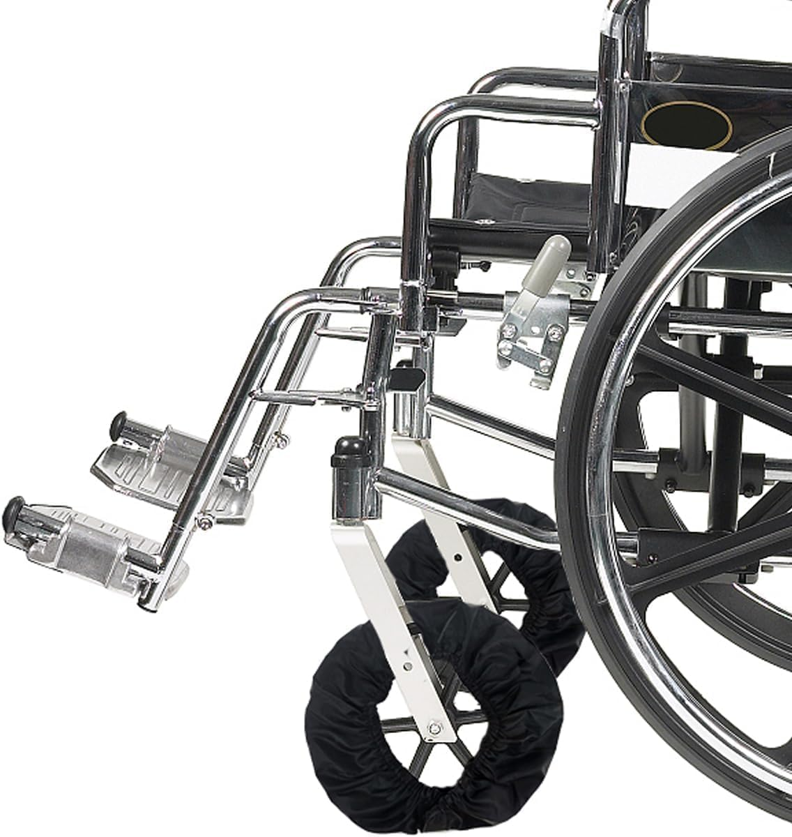 Stroller Wheel Cover Protector, 2Pcs Dust and Stain Resistant Tyre Covers for Pram and Wheelchair,Wheelchair Protector Stroller Dust Cover, Pushchair Wheel Covers Stain Dust Resistant Tire Protectors image number 6