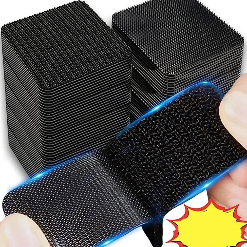 80Set Double Faced High Adhesive Fixing Stickers Set Kit Carpet Pad Dashboard Mat Fixed Home Floor anti Skid Tape Sticker Kit C image number 5