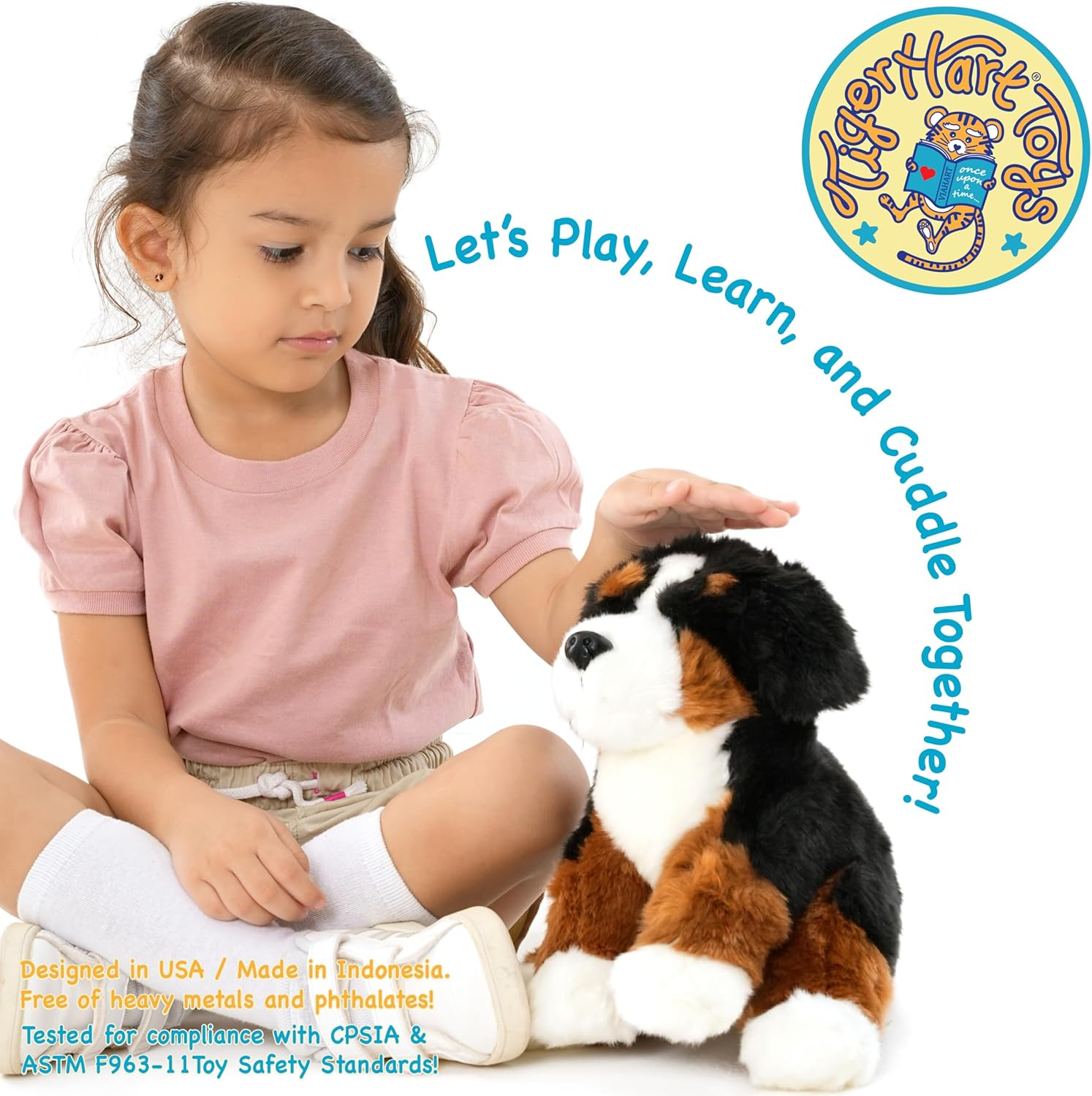 Bastien the Bernese Mountain Dog - 13 Inch Stuffed Animal Plush