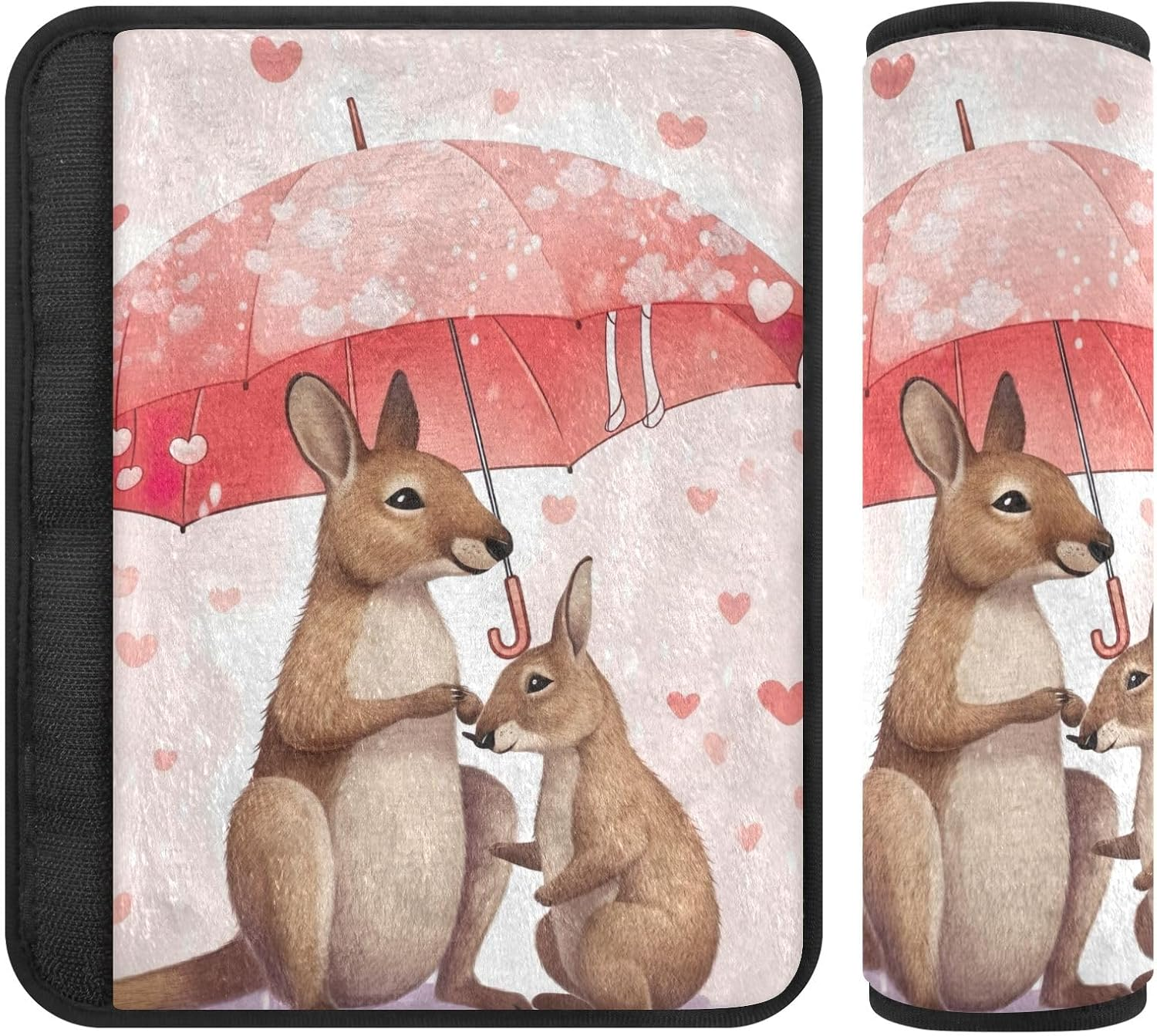 GAIREG Cute Kangaroo Seat Belt Cover Women Adult Seatbelt Pad image number 2