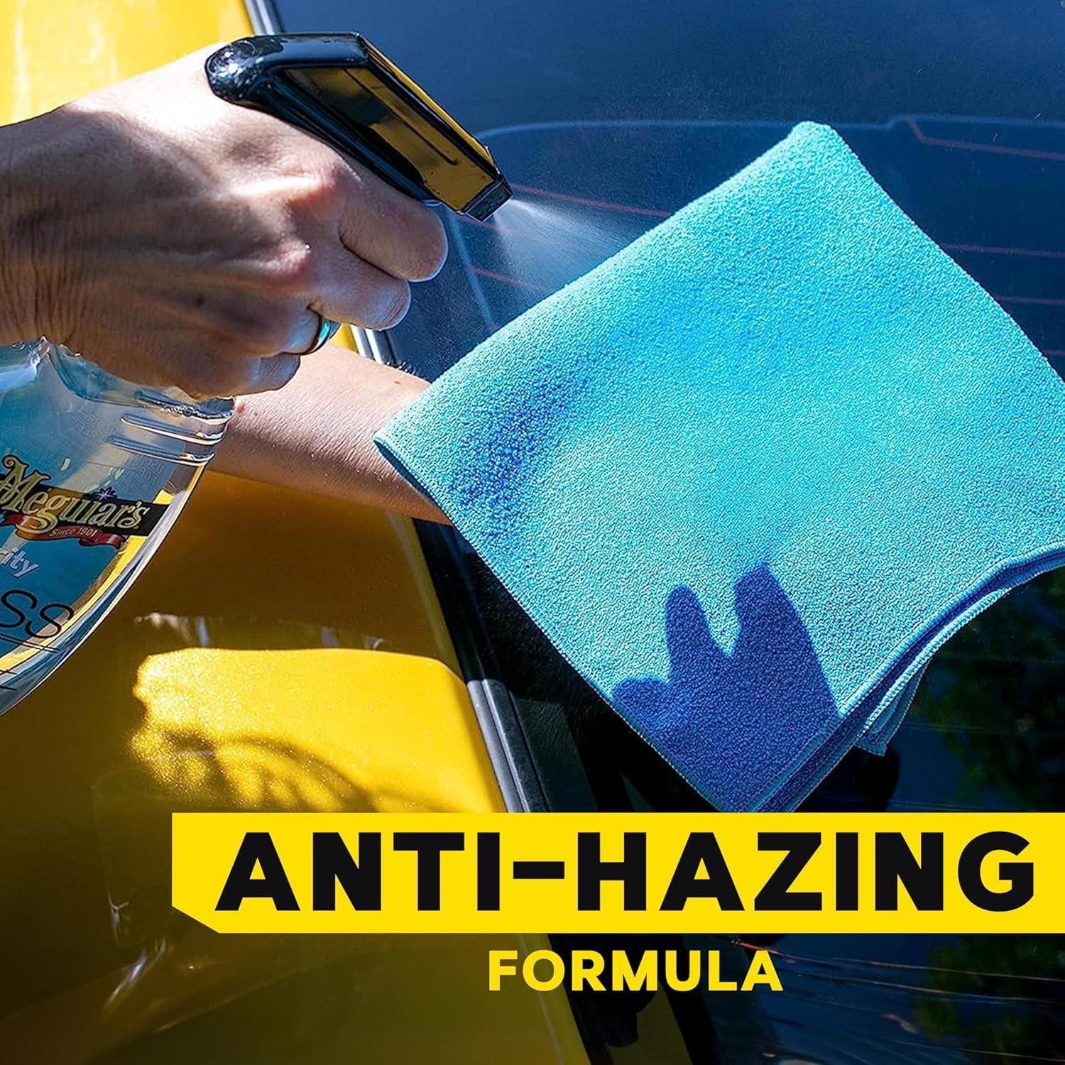 Meguiar'S Perfect Clarity Glass Cleaner - Keep Windows, Windscreens, and Mirrors Gleaming with a Premium Anti-Hazing Formula That Leaves a Superior Streak-Free Finish image number 6