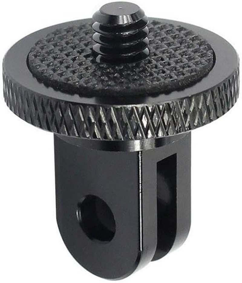 Yimaneili Camera Mount Adapter for Gopro,Cnc Aluminum Alloy 1/4-20 Conversion Adapter, 1-Piece Set Suitable for Gopro 12/11/10/MAX Insta360 X4/X3/X2/RS/R Sports Camera Tripod Installation Accessories image number 1