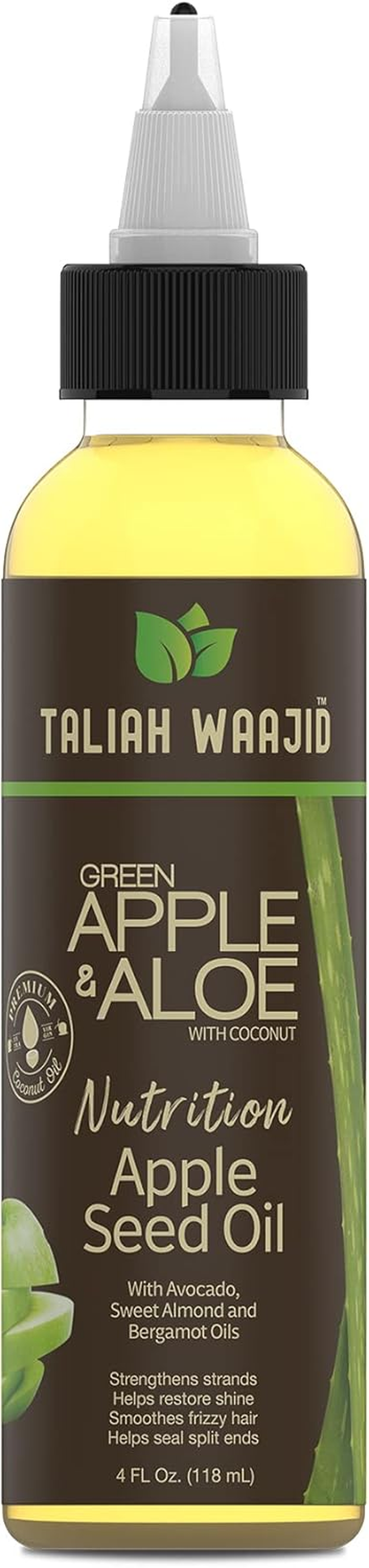 Aliah Waajid Green Apple & Aloe Nutrition Apple Seed Oil 4Oz