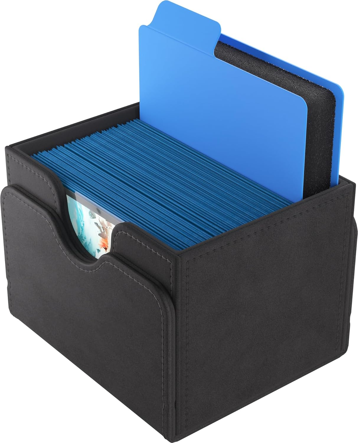 Gamegenic Sideloading Sizemorph Divider for Deck Boxes, Blue - Black image number 5