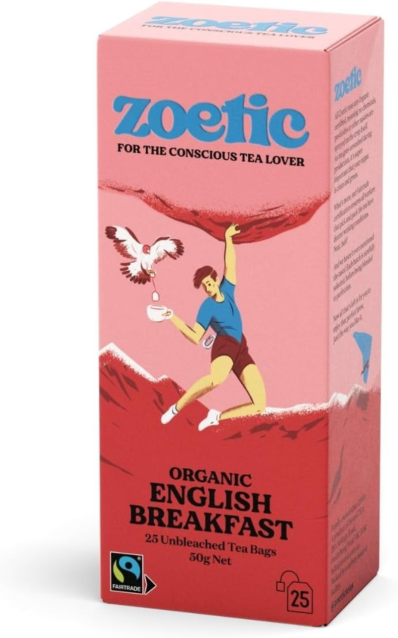 Organic English Breakfast Tea Bags 25 Pack image number 3