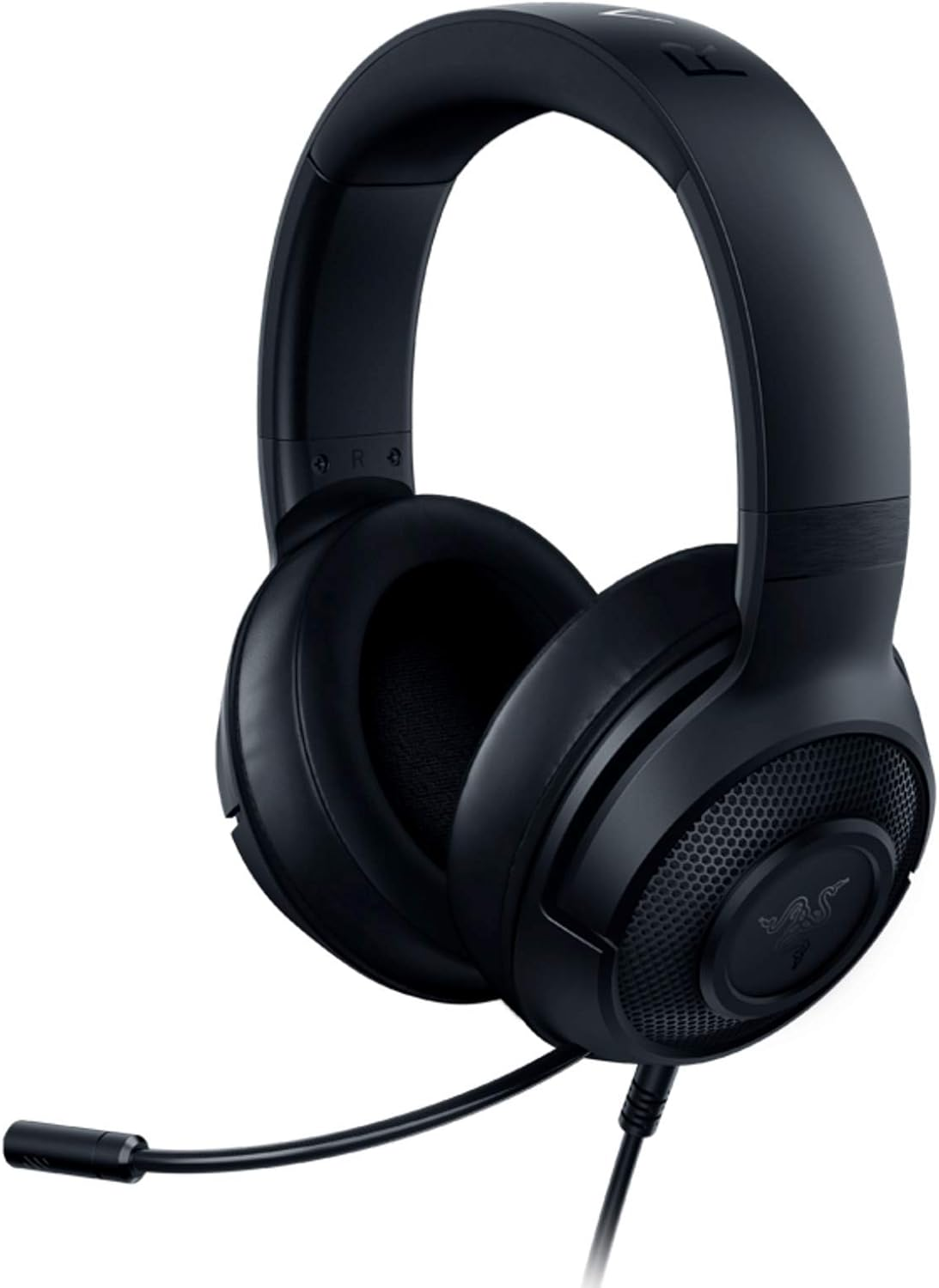 Razer Kraken X Ultralight Gaming Headset: 7.1 Surround Sound - Lightweight Aluminum Frame - Bendable Cardioid Microphone - for PC, PS4, PS5, Switch, Xbox One, Xbox Series X|S, Mobile - Black