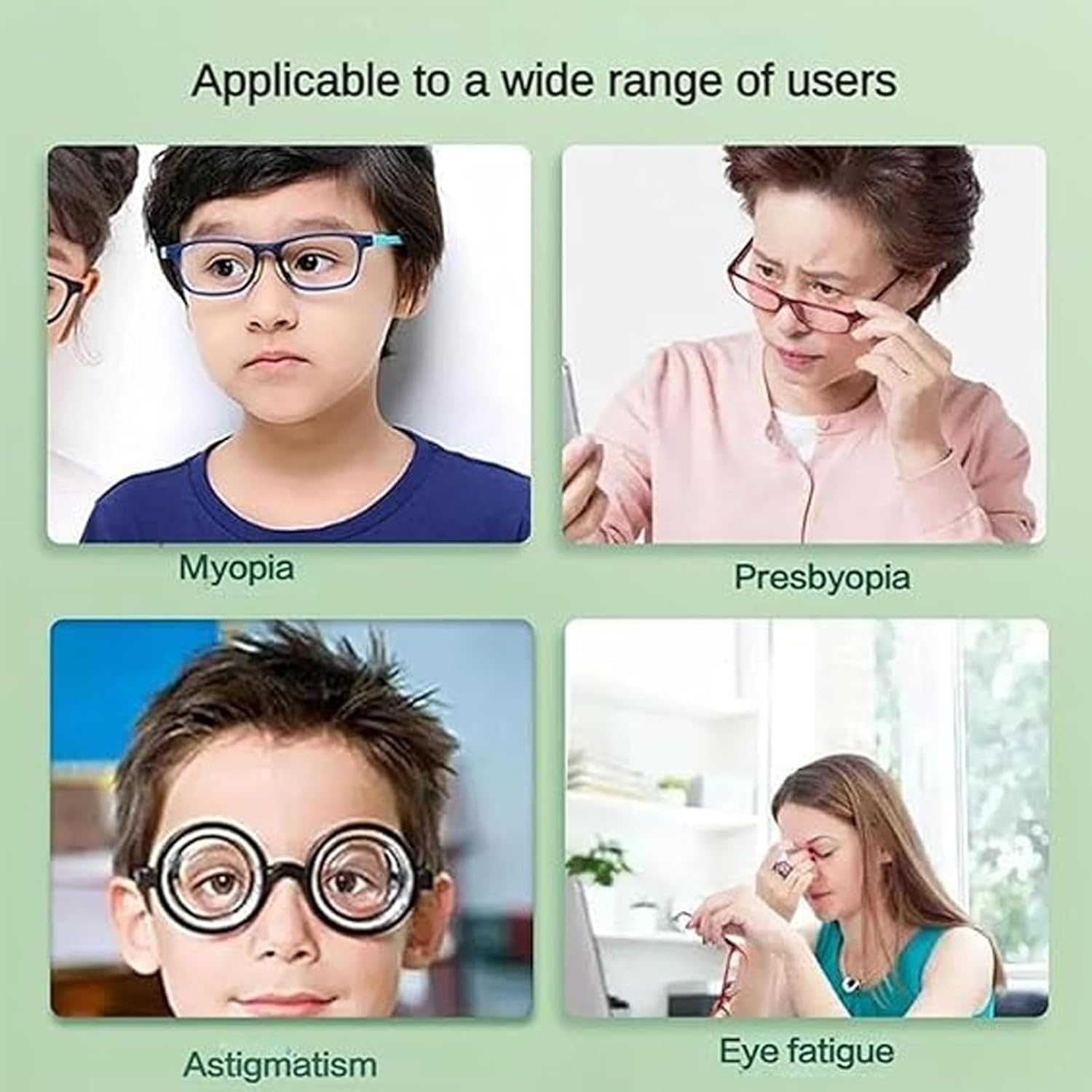 Lunisk Vision Correction Glasses - Corrective Glasses for Women & Men (2PCS) image number 5