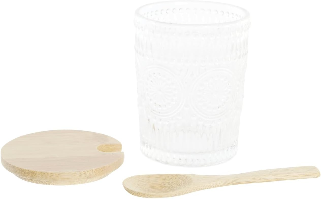 Azucarero Set of 3 Crystal Bamboo 28 X 10 X 13.5 Cm 300 Ml