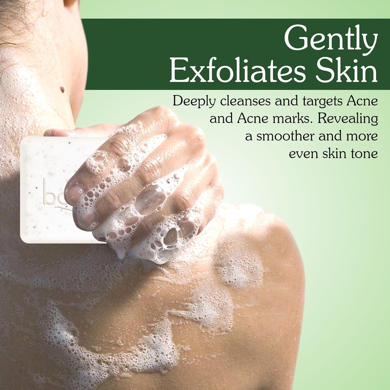 BAKE 2% Salicylic Acid Soap (2 Pcs) Scrub Treatment with Niacinamide for Body & Back Acne, Reduces Strawberry Legs | Fades Dark Spots | Non Drying Formula | Soap for Men & Women | 100G X 2