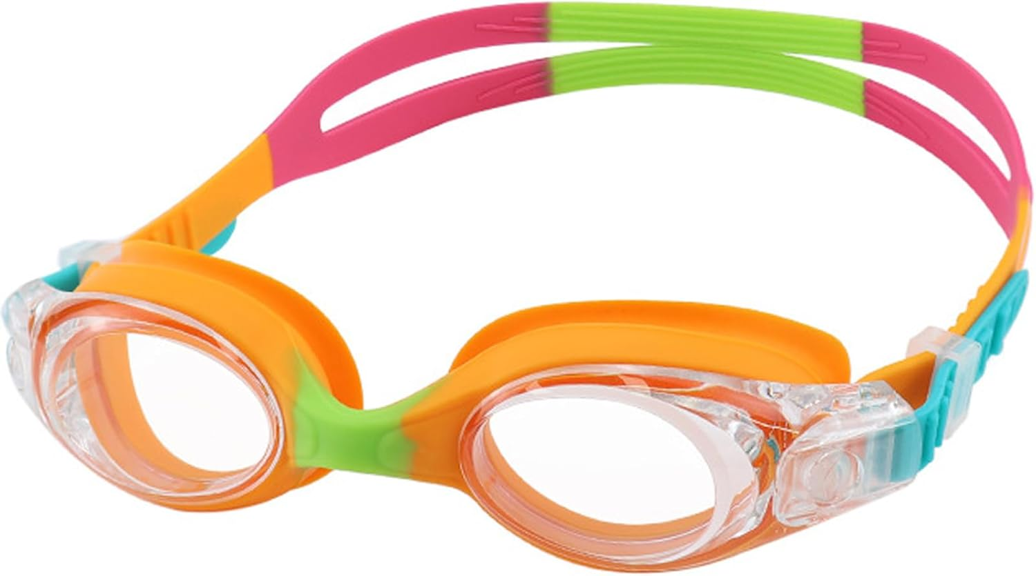 Kids Swimming Goggles anti Fog Kids-Goggles No Leaking Water Pool Goggles,Adjustable Toddler Swim Goggles with UV Protection,Clear Vision Swimming Goggles for Boys Girls Youth Kids