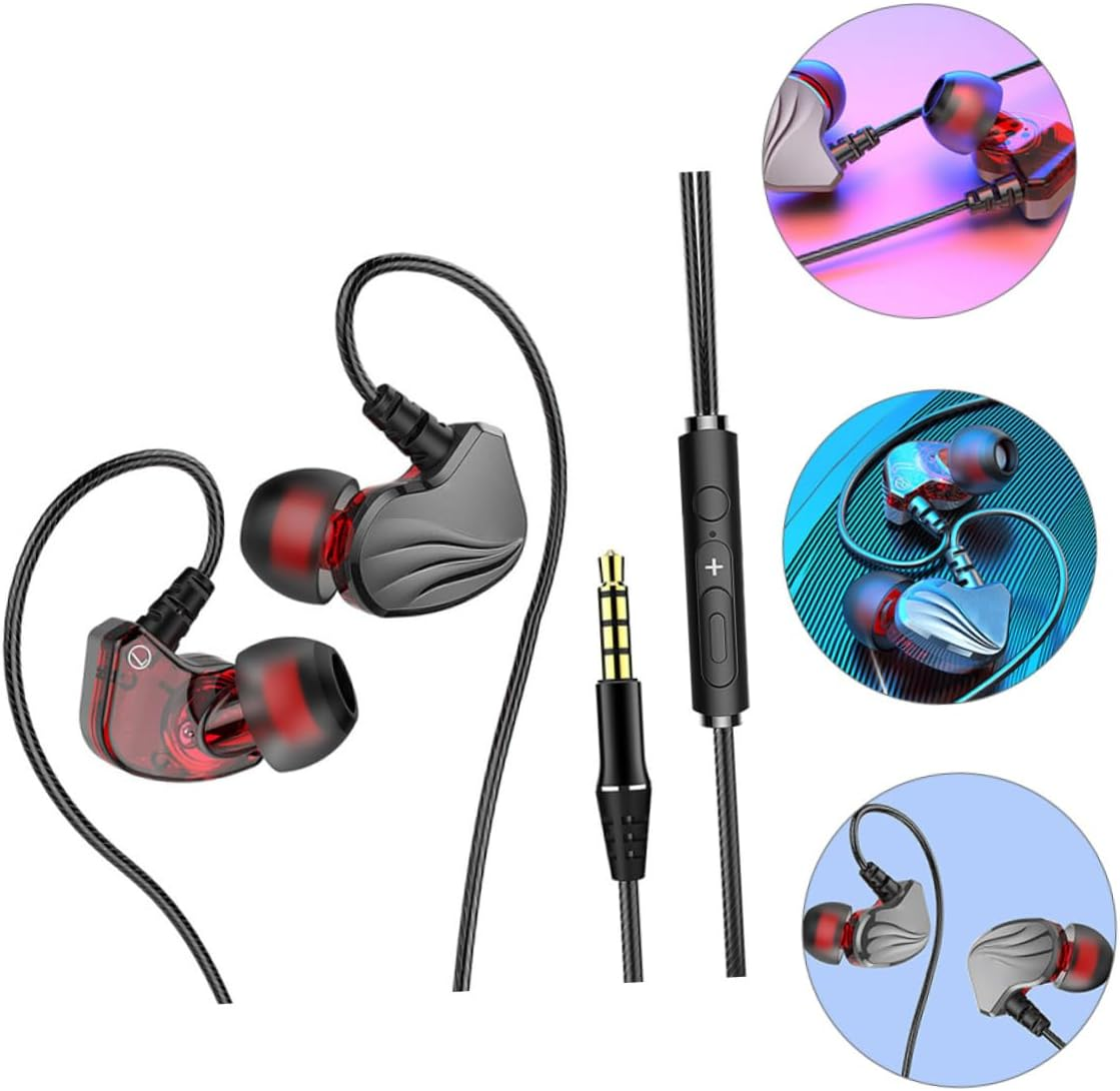 CLISPEED High Fidelity Earphones Jack Wired Headset for Phone Tablet Headphones image number 3