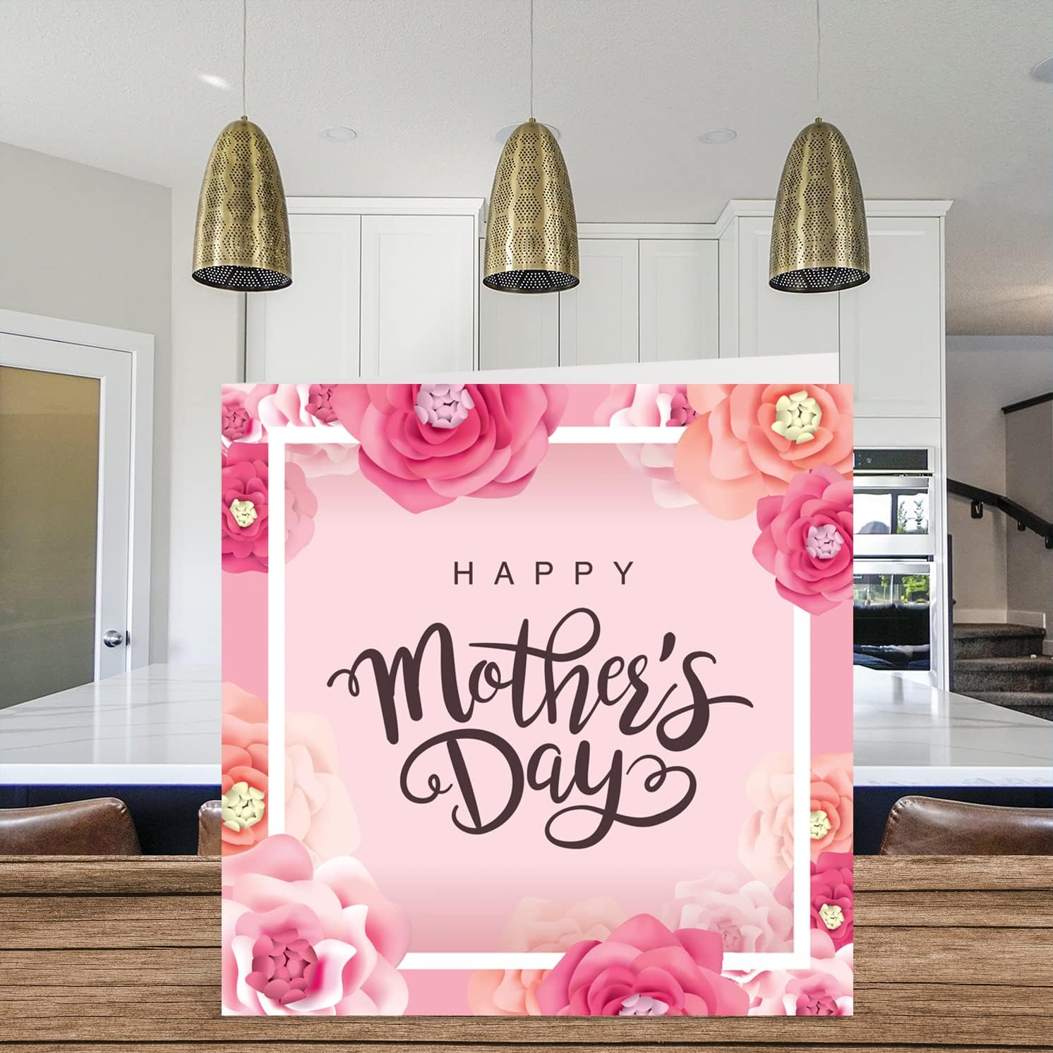 Mothers Day Card for Mum, Floral Flowers Bouquet Happy Mother'S Day Card for Mother from Son Daughter, 145Mm X 145Mm Seasonal Beautiful Greeting Cards for Mummy Mama Mam Mammy Mom Mommy