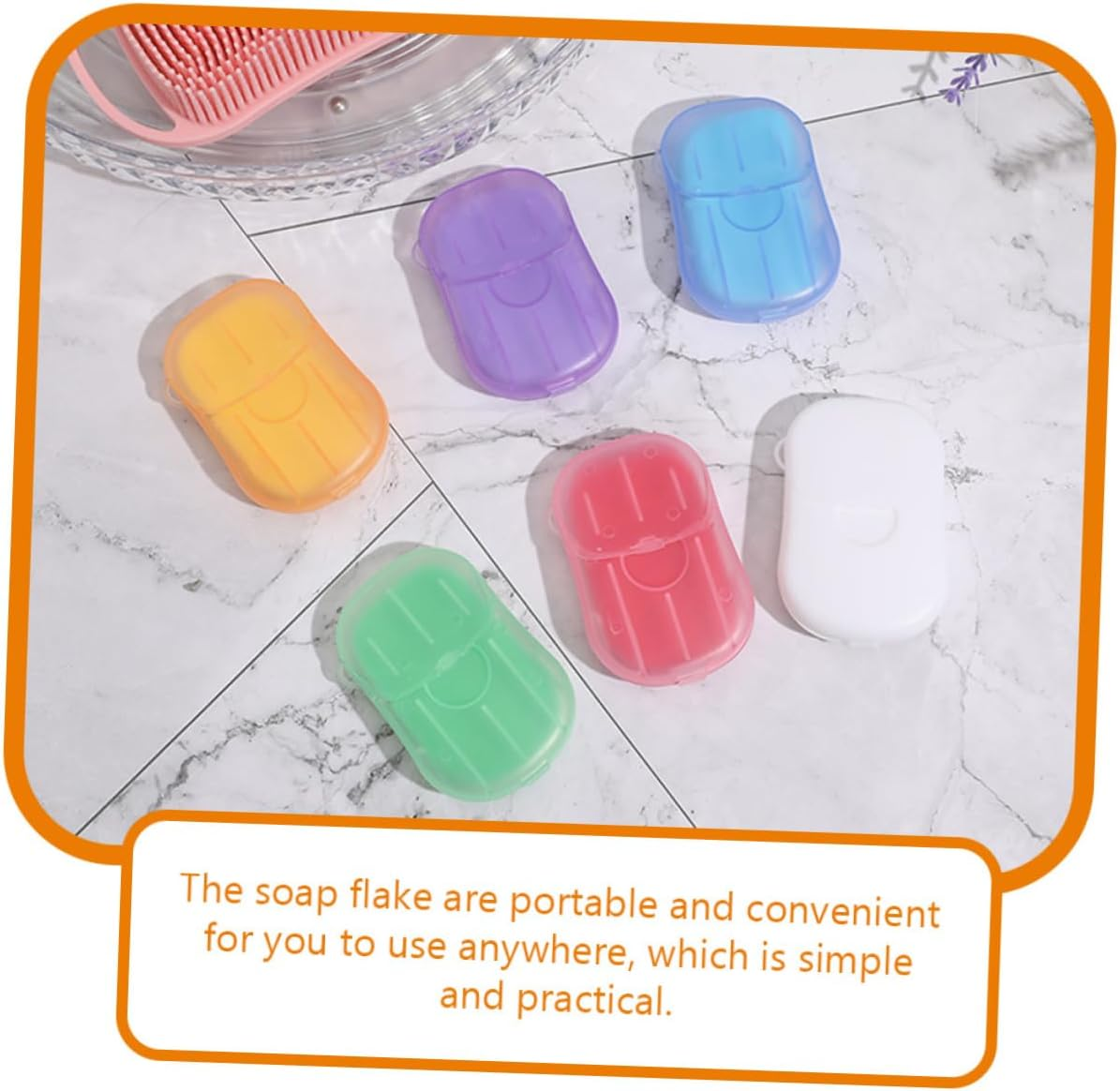 UPKOCH 12 Boxes Portable Travel Soap Sheets Water-Soluble Hand Wash Soap for Camping Hiking and Outdoor Activities Compact Foam Paper for Convenient Cleaning image number 2