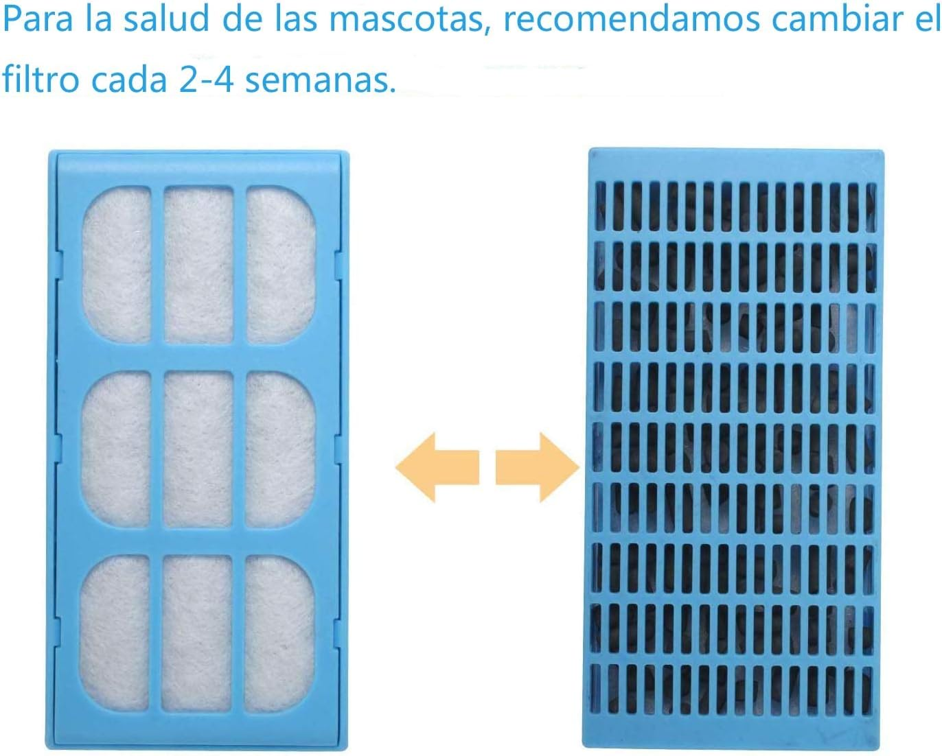 Poweka Replacement Water Filters Compatible with Cat Mate & Dog Mate Fountains(12 Packs)