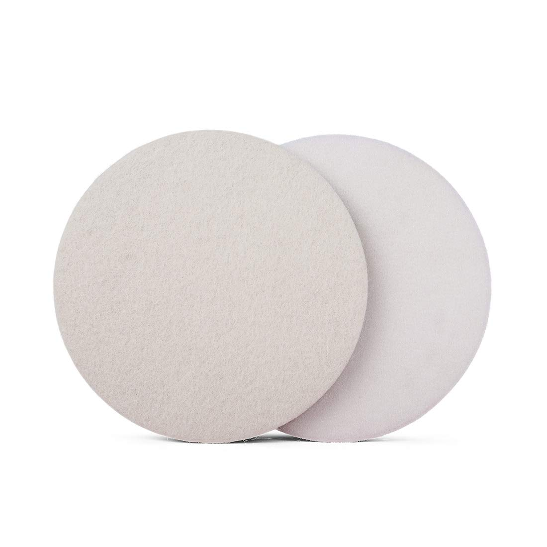 Z-LION 2 Inch Wool Felt Polishing Pads Buffing Wheel for Car Glass Plastic Metal Stone-10Pcs/Set