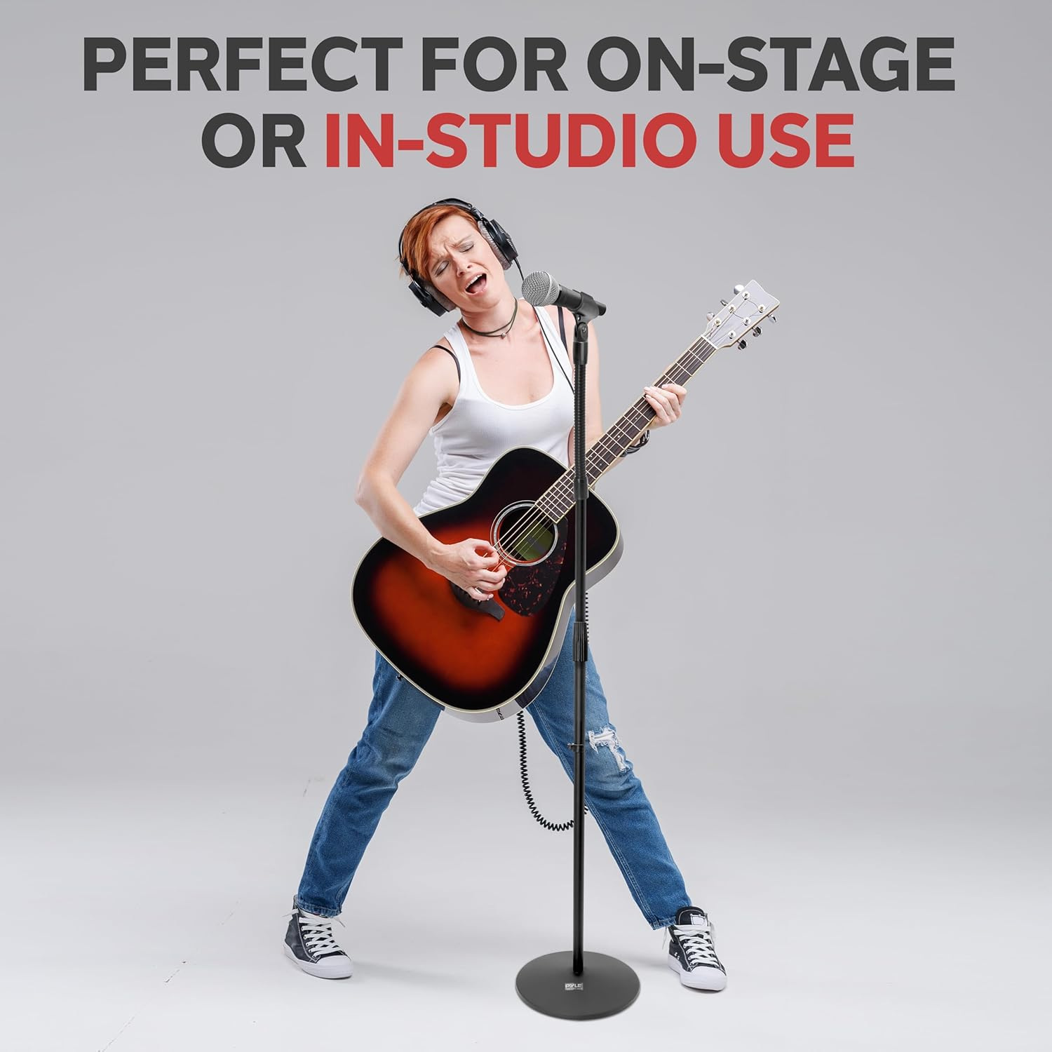 PYLE PMKS32 Microphone Stand image number 5