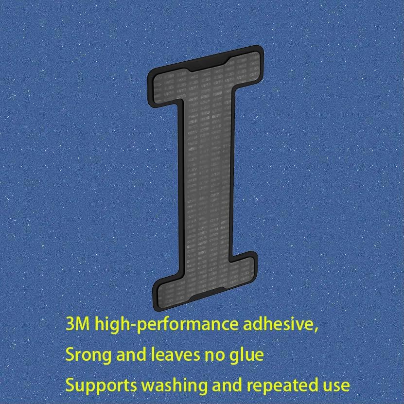 Adhesive Hand Strap for Kindle, Ipad, Kobo, BOOX &ndash; Universal PU Leather Hand Strap with Silk Texture, Adjustable & Removable Grip for Tablets, E-Readers, and More (Blue) image number 4