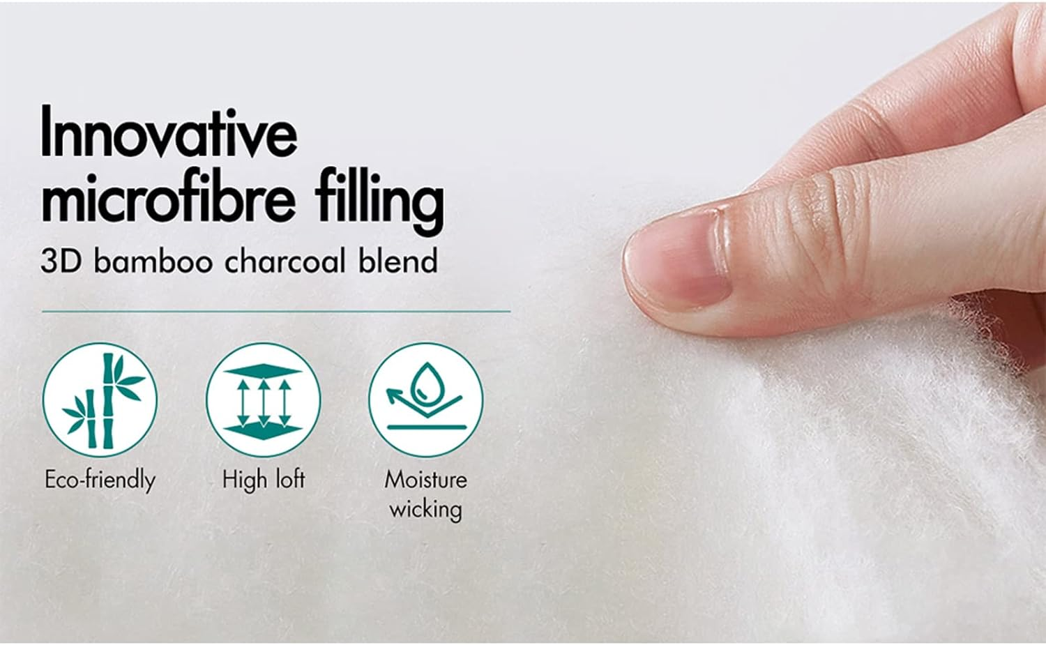 STARRY EUCALYPT King Size Pillow Top Mattress Topper 7Cm Thick with 1000 GSM Microfibre Filling, Fabric Cover Beddings Bed Mat Padding,Grey image number 4