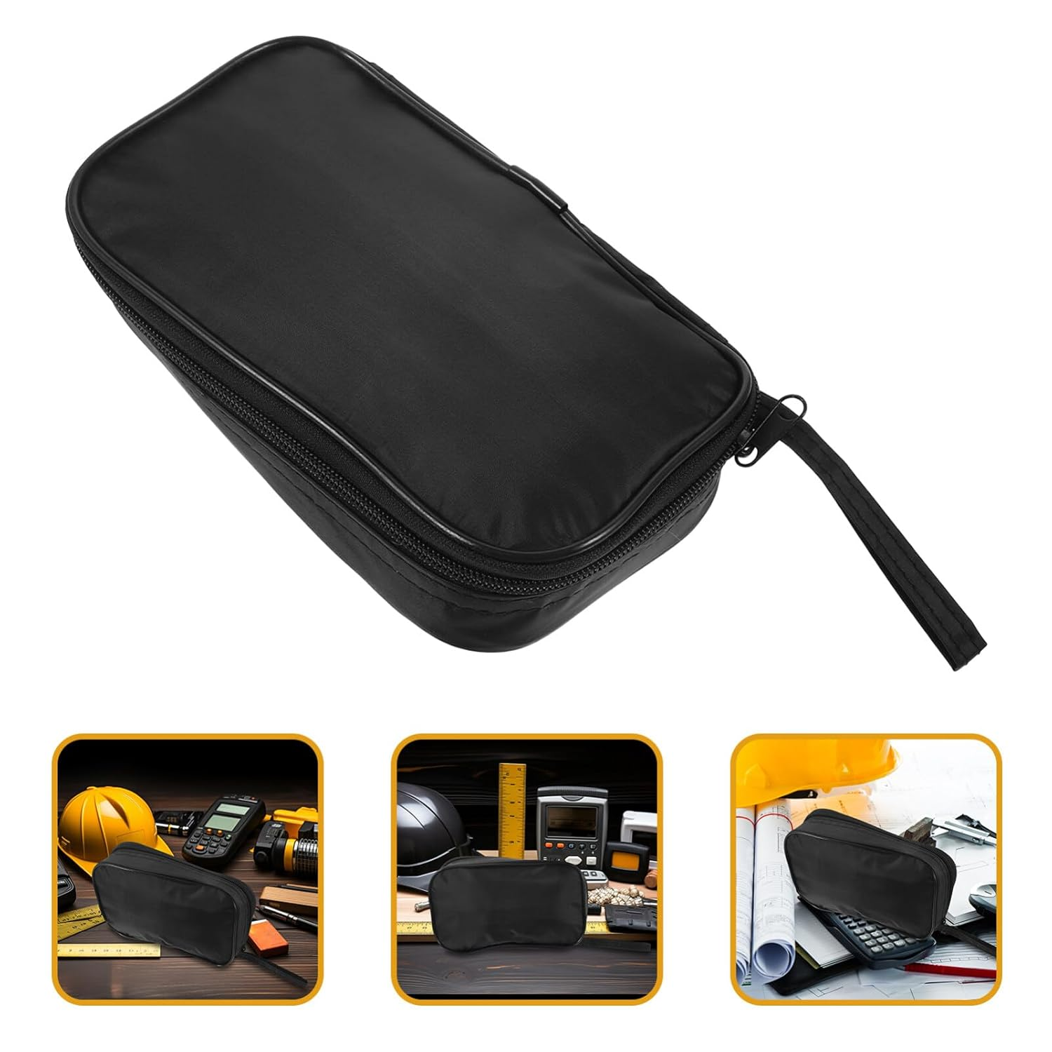 Gadpiparty Multimeter Carry Bag Multifunctional Tool Bag Multimeter Storage Portable Tool Carrying Bag image number 3