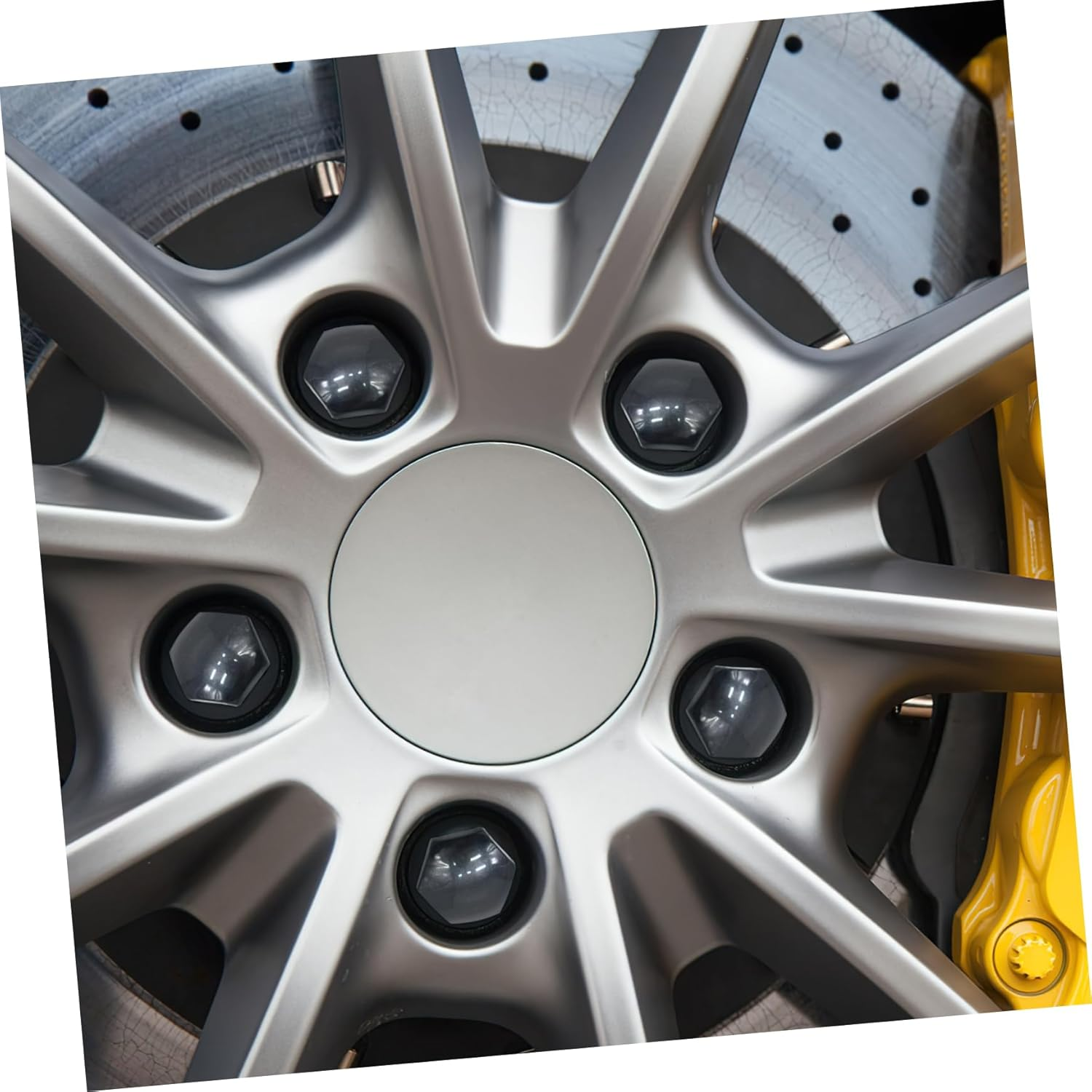 CTIRCHIU Car Lug Nut Covers 20Pcs Black Hex Wheel Hub Screw Caps with Removal Tool Dustproof for Automotive Tire Protection Accessories image number 6