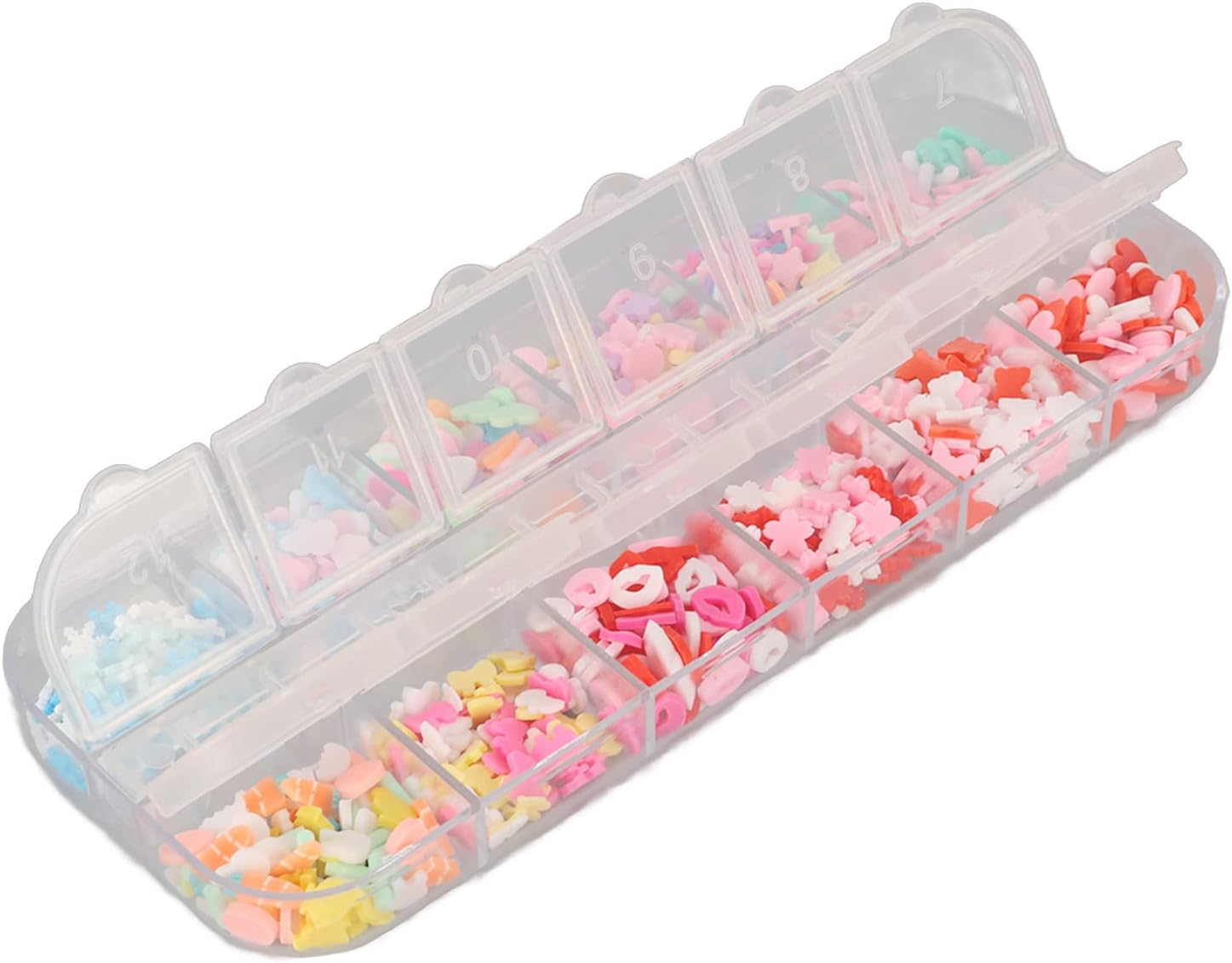 Kawaii Nail Charms, Nail Charms, Nail Charms Kit, Manicure Craft Jewelry, Nail Rhinestones Charms, for Manicure DIY Accessories image number 1