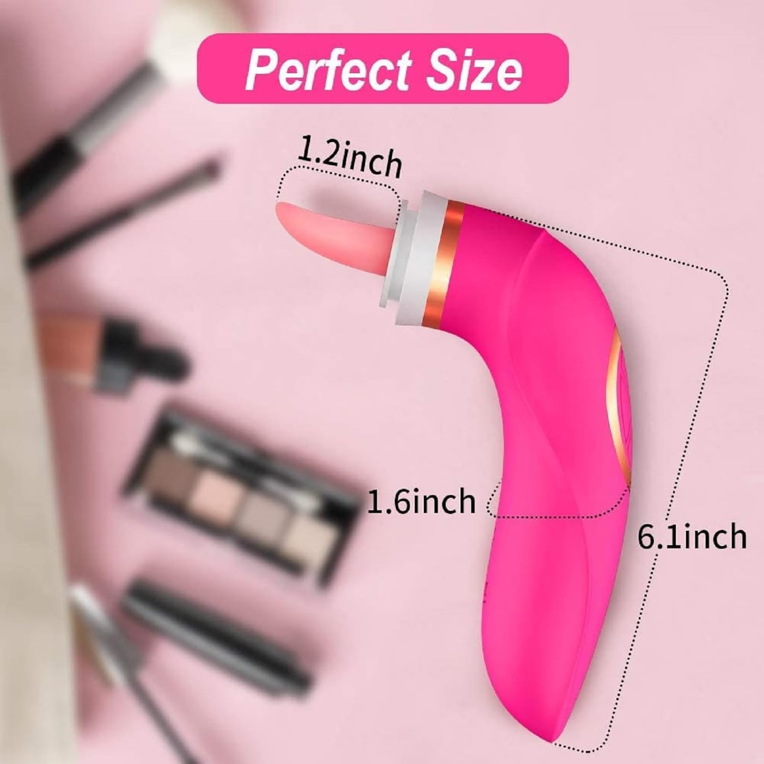 Sucking Vibrator Sex Toys - Adult Sex Toys with 8 Sucking & 5 Licking Vibrations Toys for Womens Sex Pleasure, G-Spot Nipples Vagina Clitoral Vagina Pussy Vacuum Pump Adult Sex Toys for Women Couples image number 3