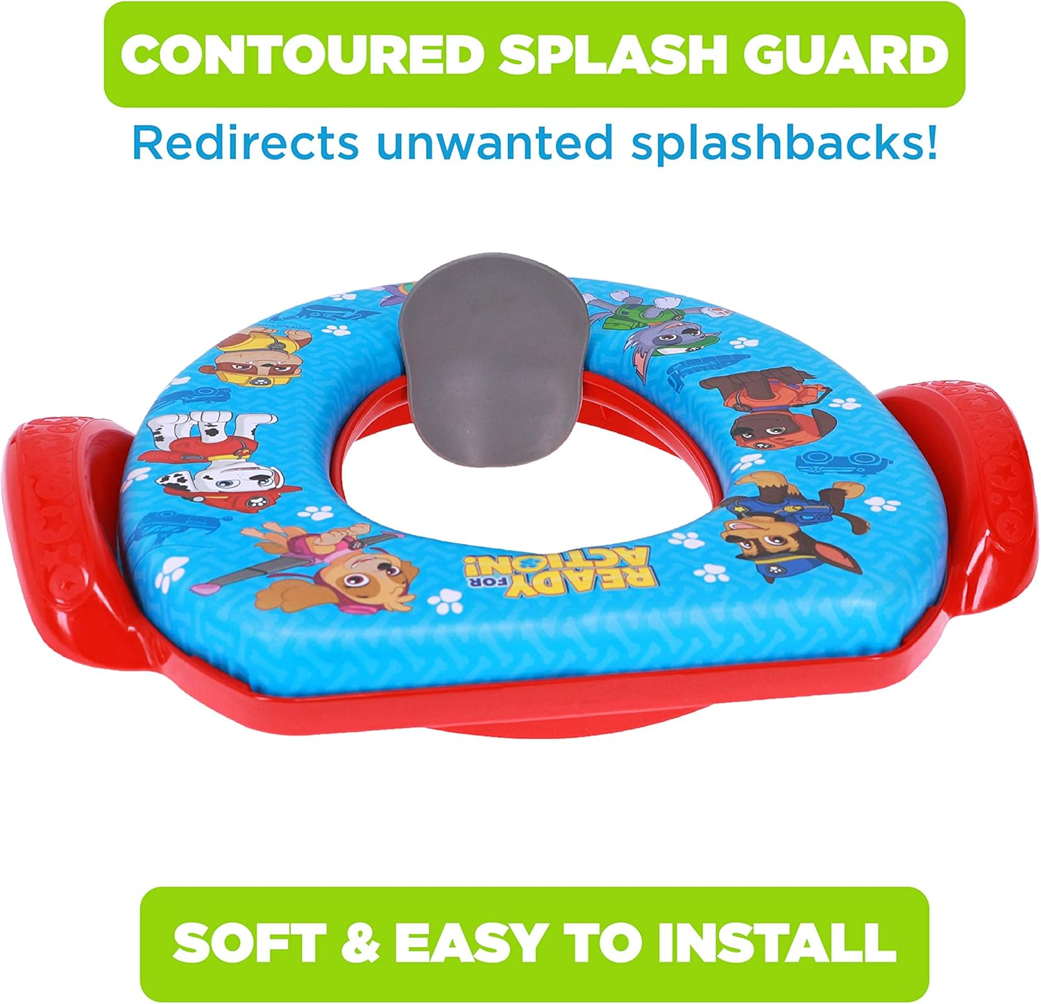 Nickelodeon PAW Patrol Rescue Pups Soft Potty Seat and Potty Training Seat - Soft Cushion, Baby Potty Training, Safe, Easy to Clean image number 2