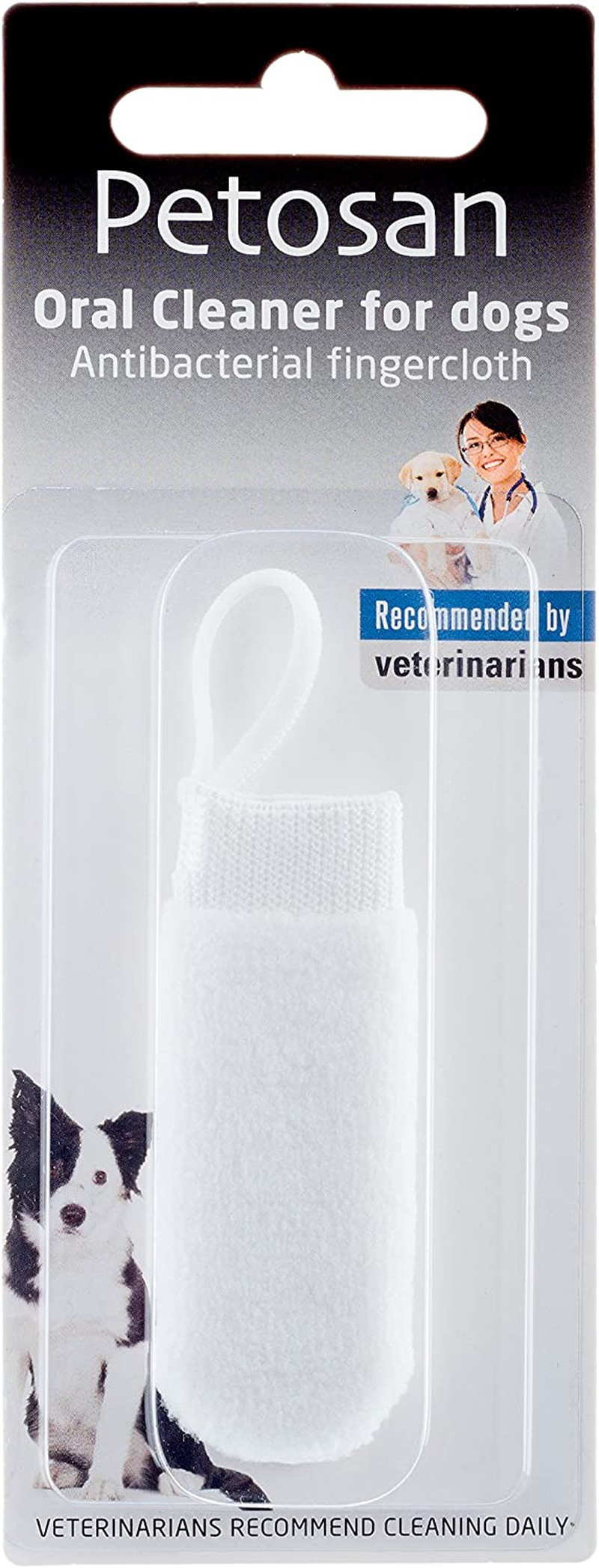 Petosan Oral Cleaner Finger Cloth for Dogs, Vet (Single) image number 3